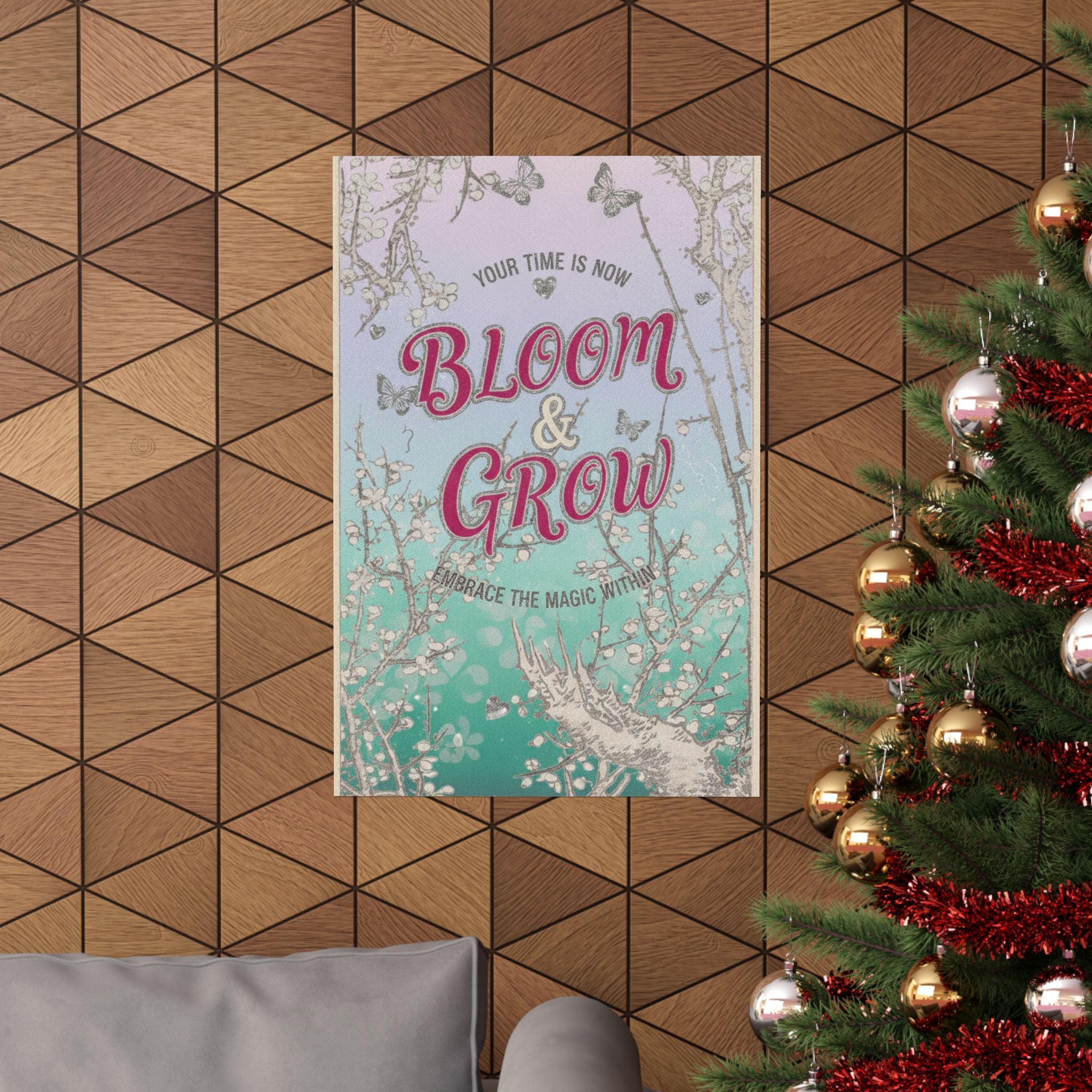 Affirmation — Plum Tree In Blossom — Matte Poster