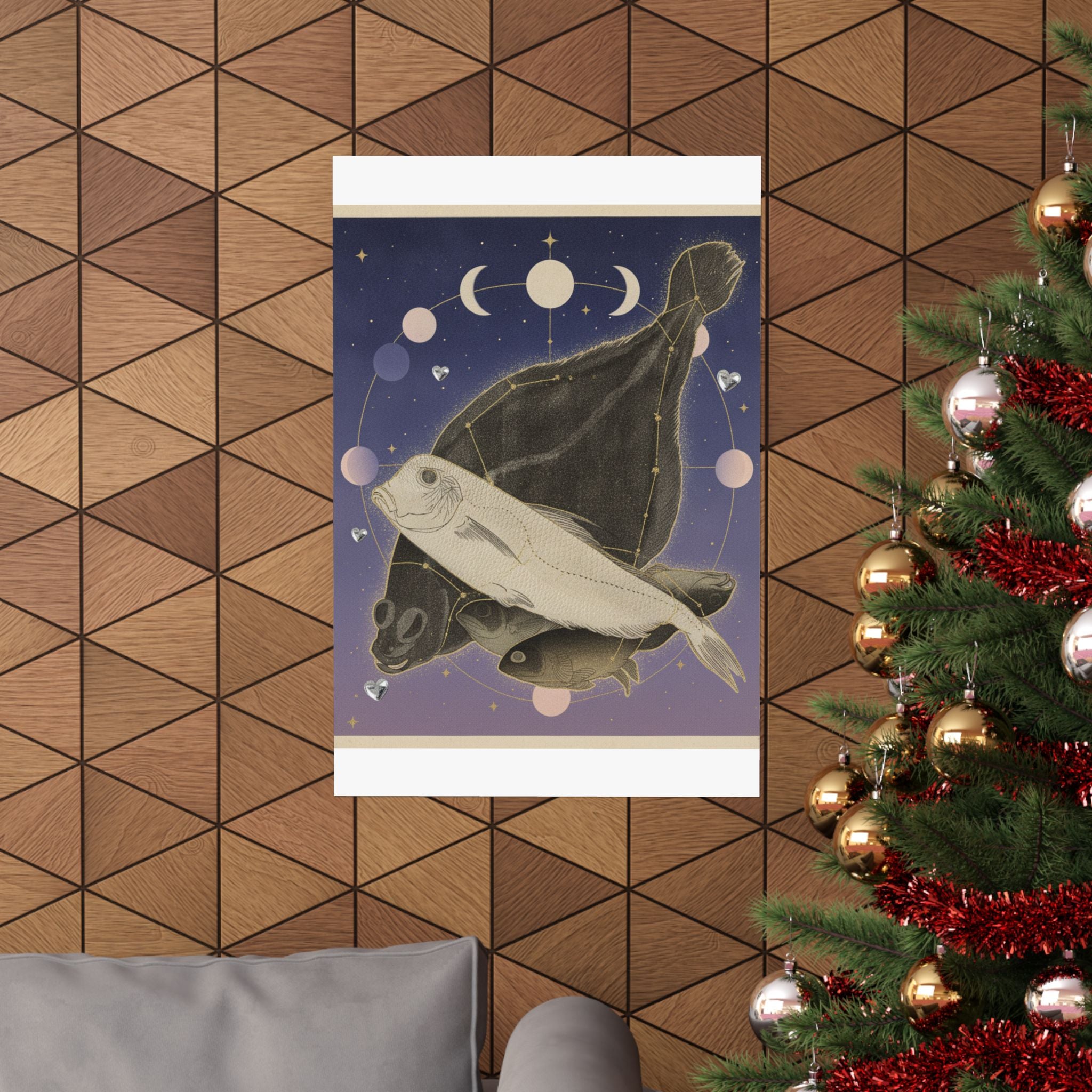 Celestial — Flounder And Other Fishes — Matte Poster