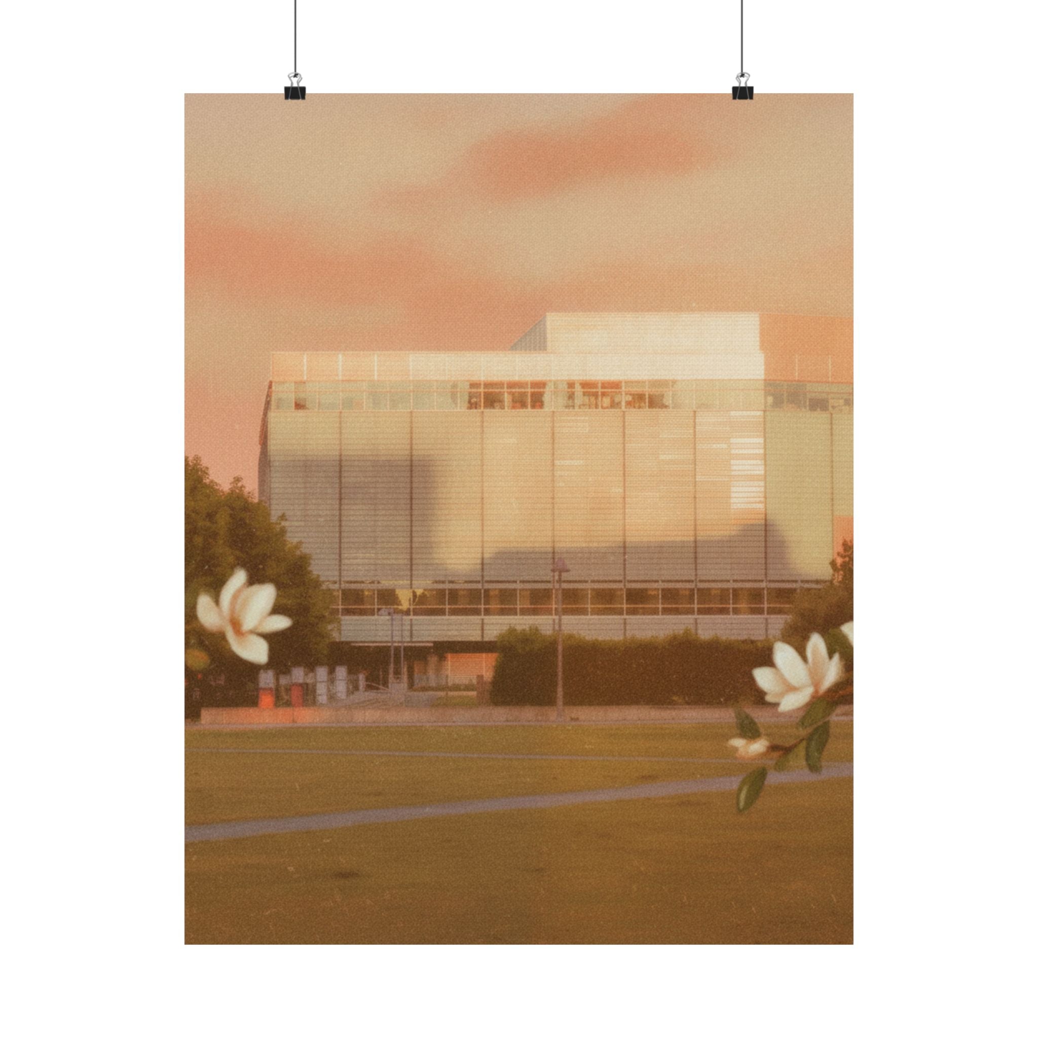 Southern Sunset — Building — Matte Poster