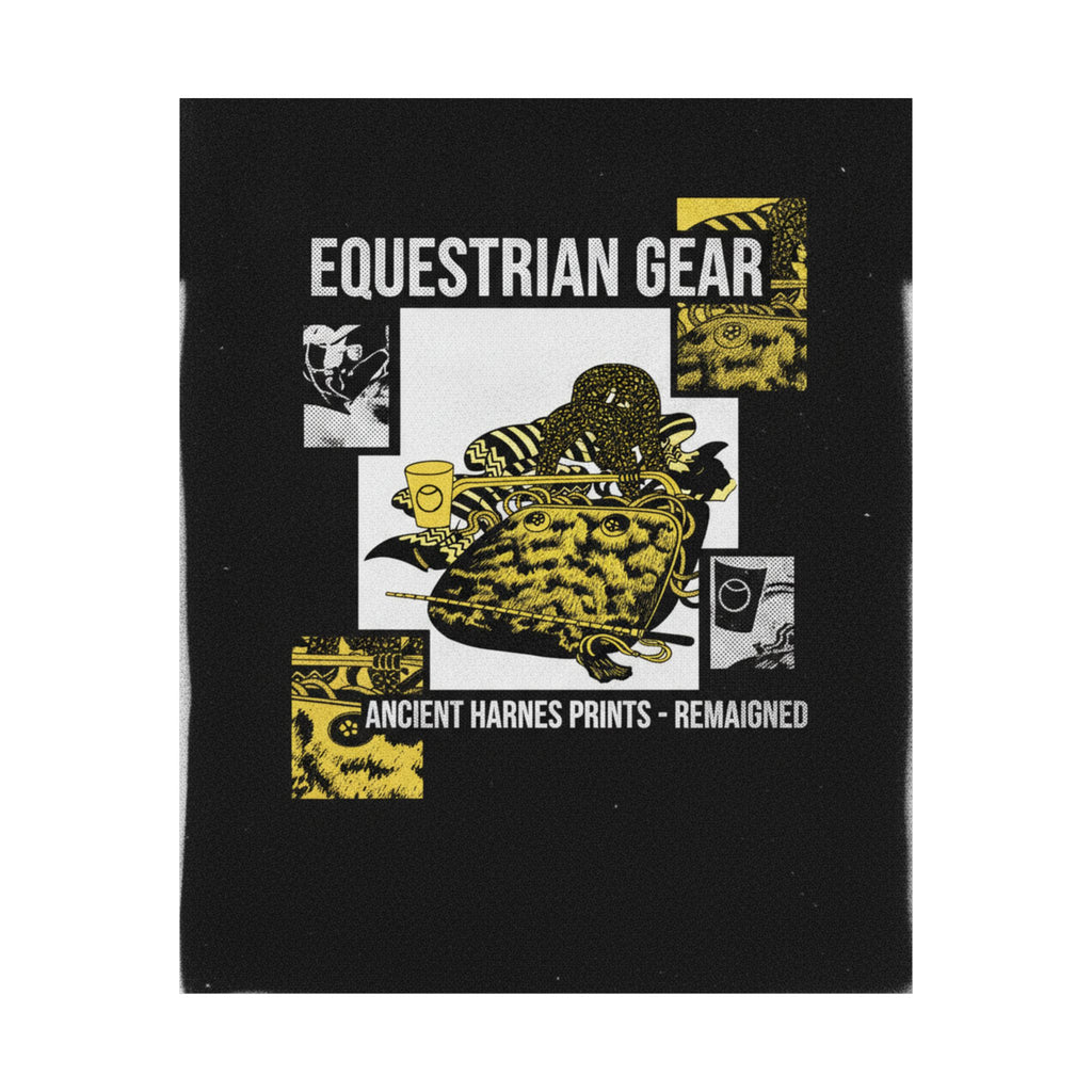 Streetwear Collage — Saddle, Horse-Dipper And Other Harness — Matte Poster