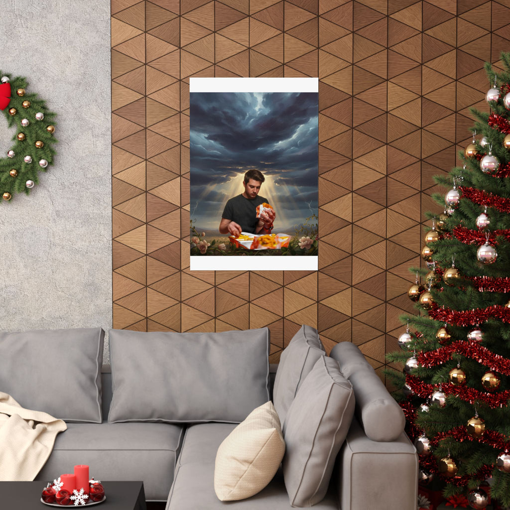 Dramatic Storm — Person — Matte Poster