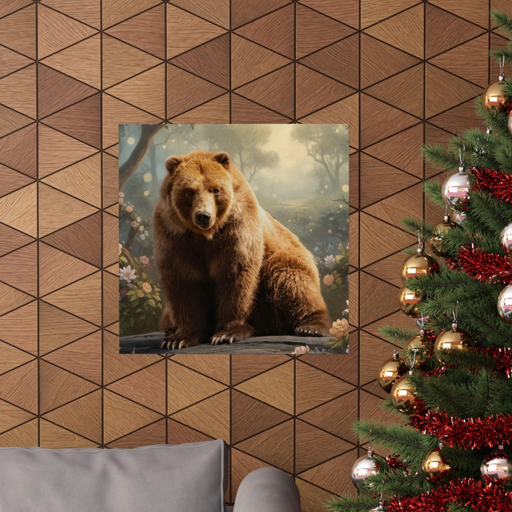 Scenic Nature — Bear — Matte Poster