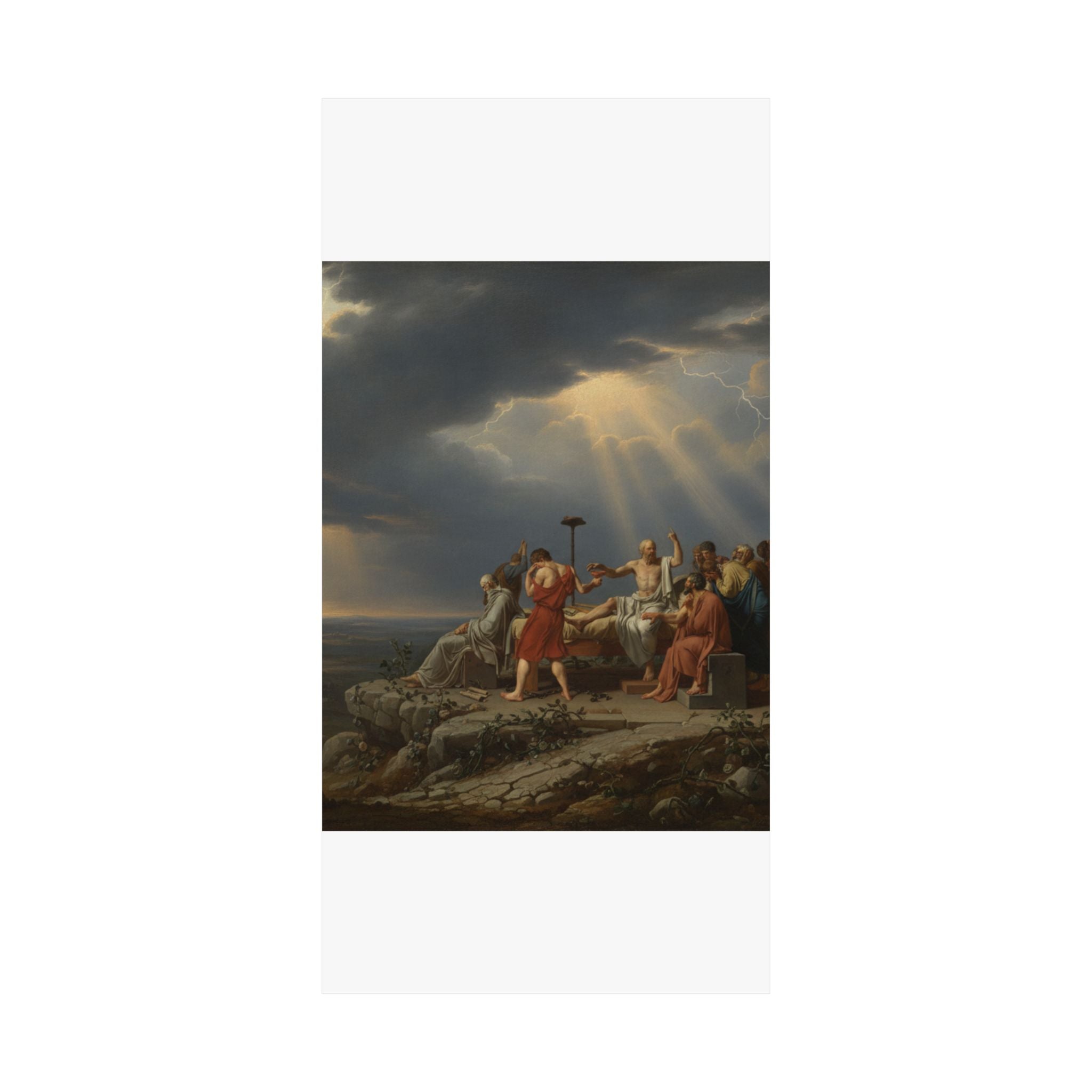 Dramatic Storm — Person — Matte Poster