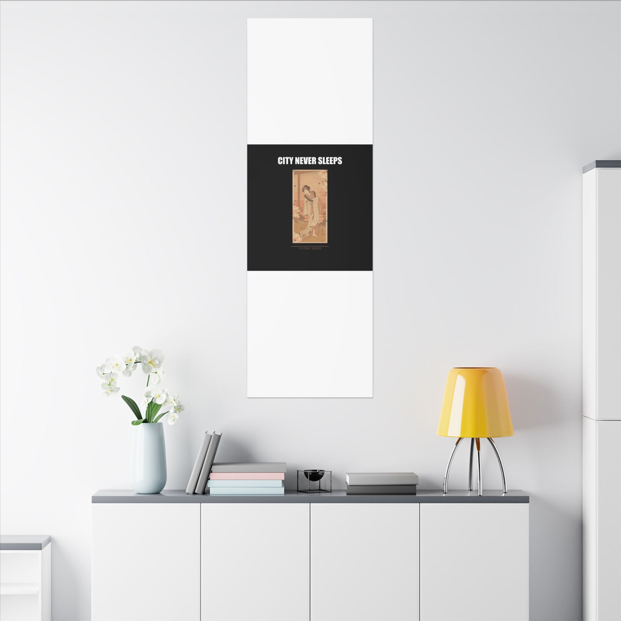 STREET CERTIFIED | The Second Yamashito Kinsaku As A Courtesan Standing In A Room — Matte Canvas