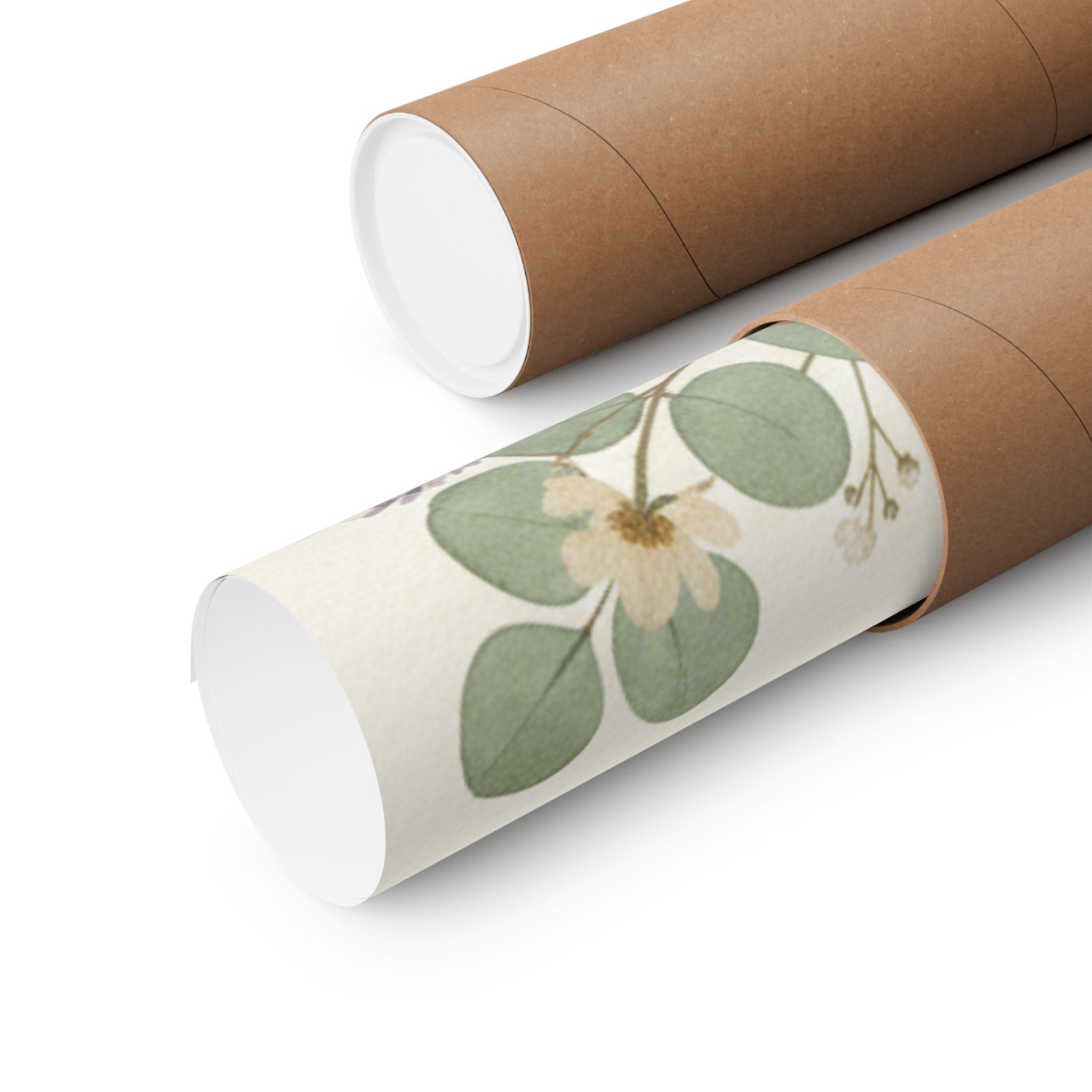Pressed Lavender & Eucalyptus Garland Matte Poster