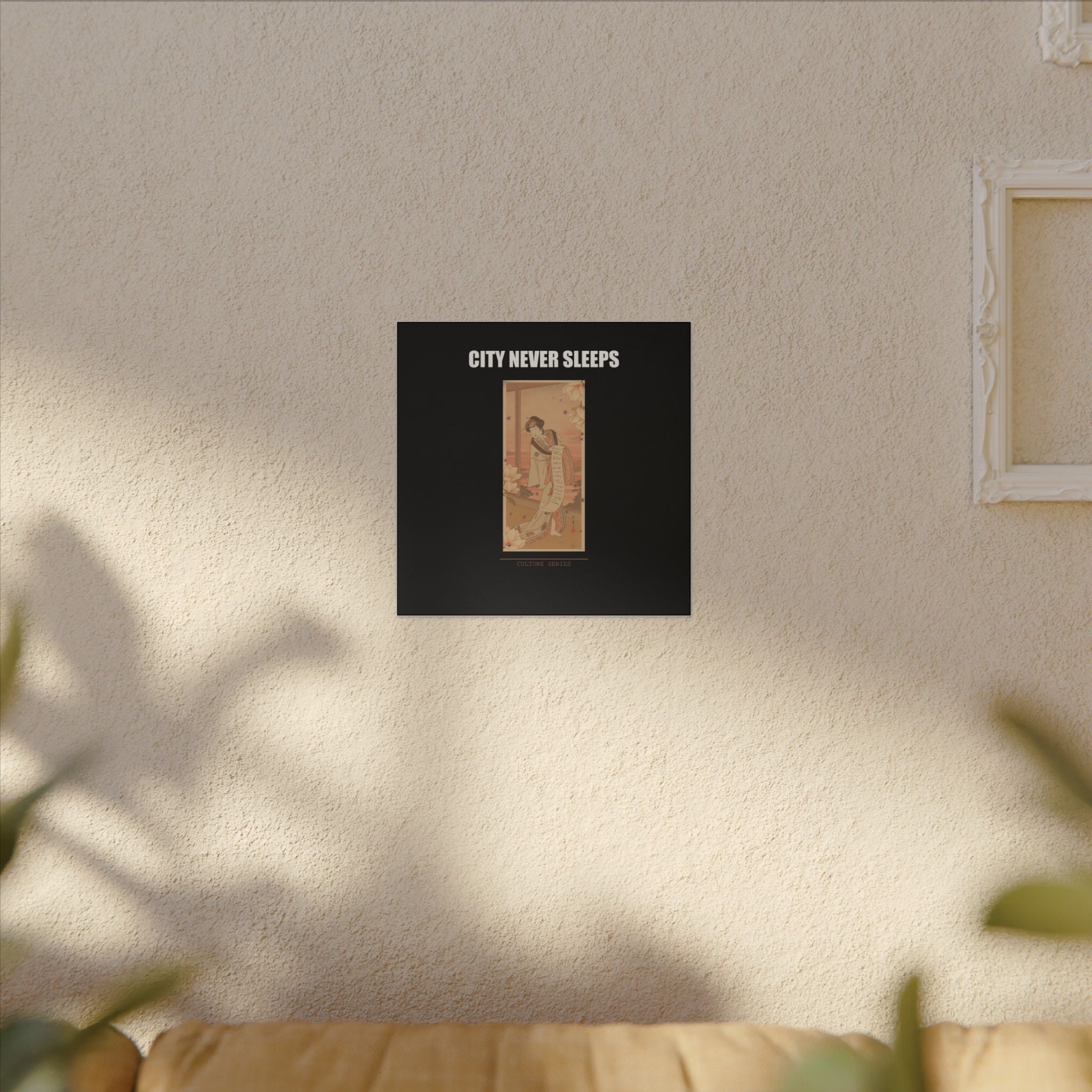 STREET CERTIFIED | The Second Yamashito Kinsaku As A Courtesan Standing In A Room — Matte Canvas