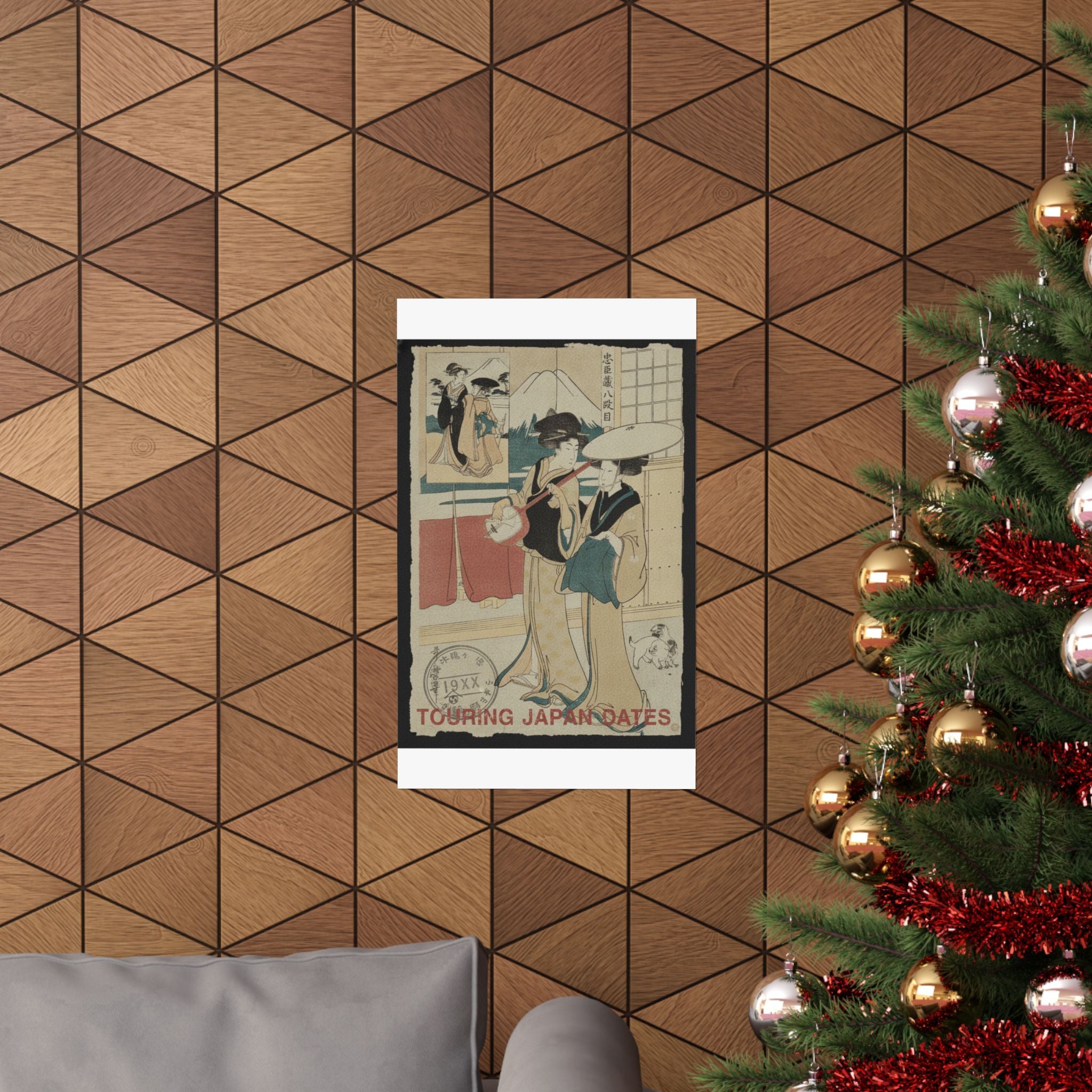 Vintage Bootleg — Two Tori-Oi, Or Itinerant Women Musicians Of The Eta Class — Matte Poster