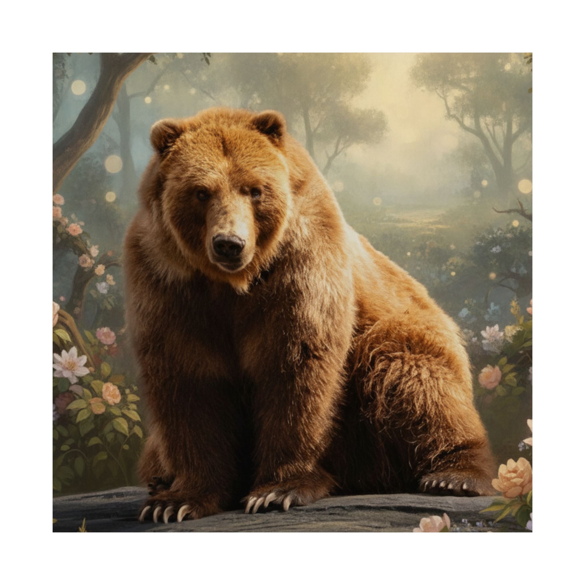 Scenic Nature — Bear — Matte Poster