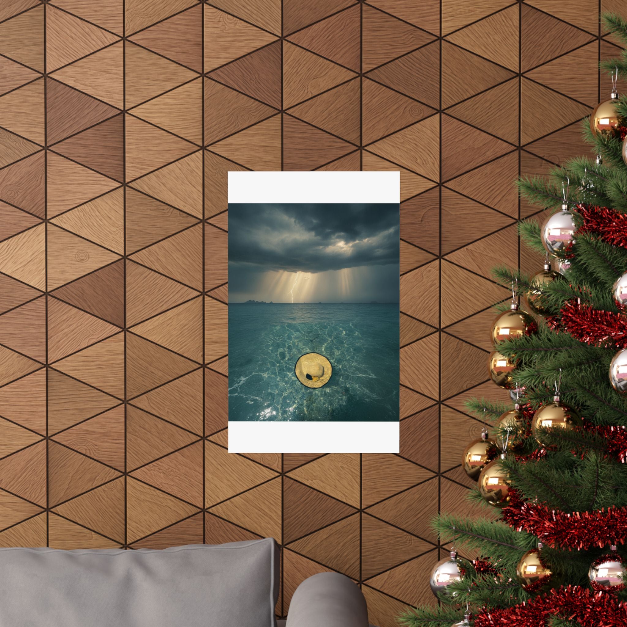 Dramatic Storm — Hat — Matte Poster
