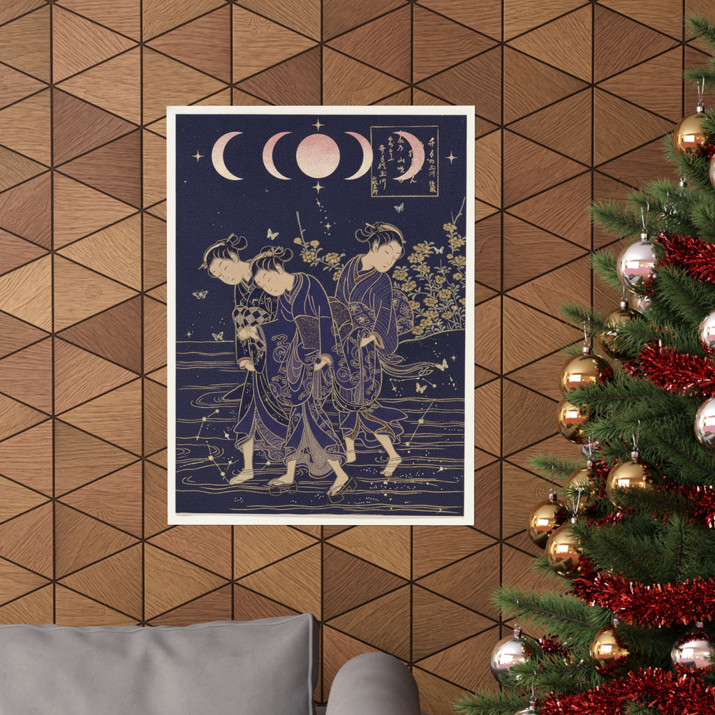 Celestial — The Tama River At Ide, Yamashiro Province — Matte Poster