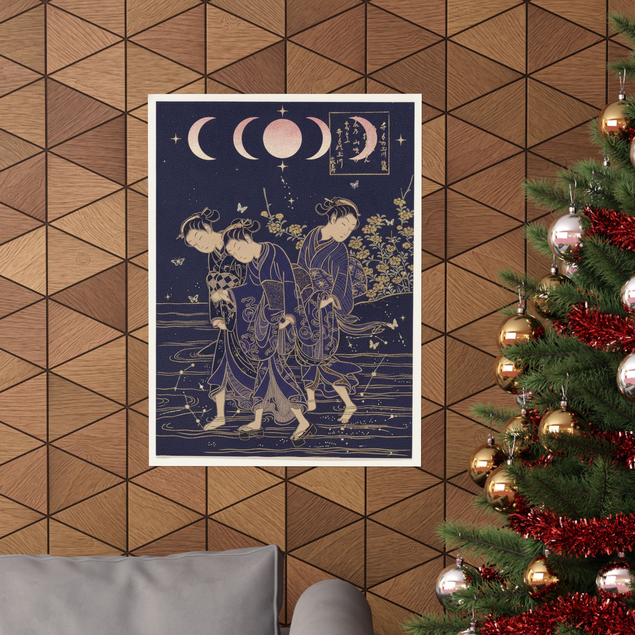 Celestial — The Tama River At Ide, Yamashiro Province — Matte Poster