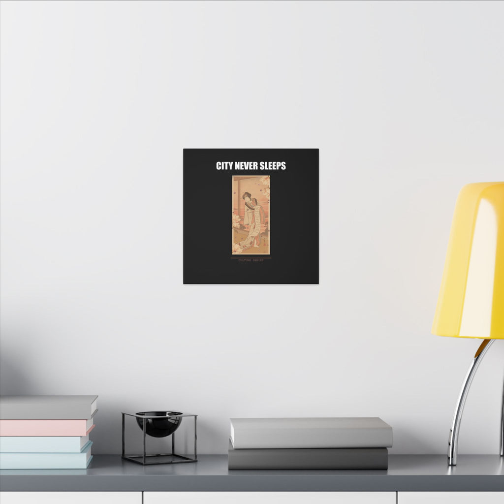 STREET CERTIFIED | The Second Yamashito Kinsaku As A Courtesan Standing In A Room — Matte Canvas