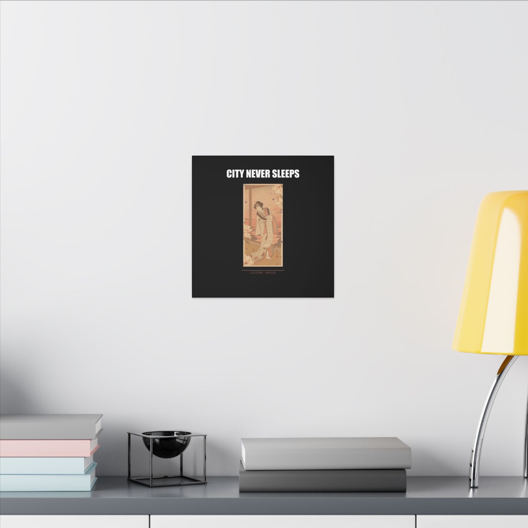 STREET CERTIFIED | The Second Yamashito Kinsaku As A Courtesan Standing In A Room — Matte Canvas