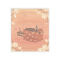 Southern Sunset — Box For Sugoroku Game (A Kind Of Backgammon), Bow And Drum — Kiss-Cut Sticker