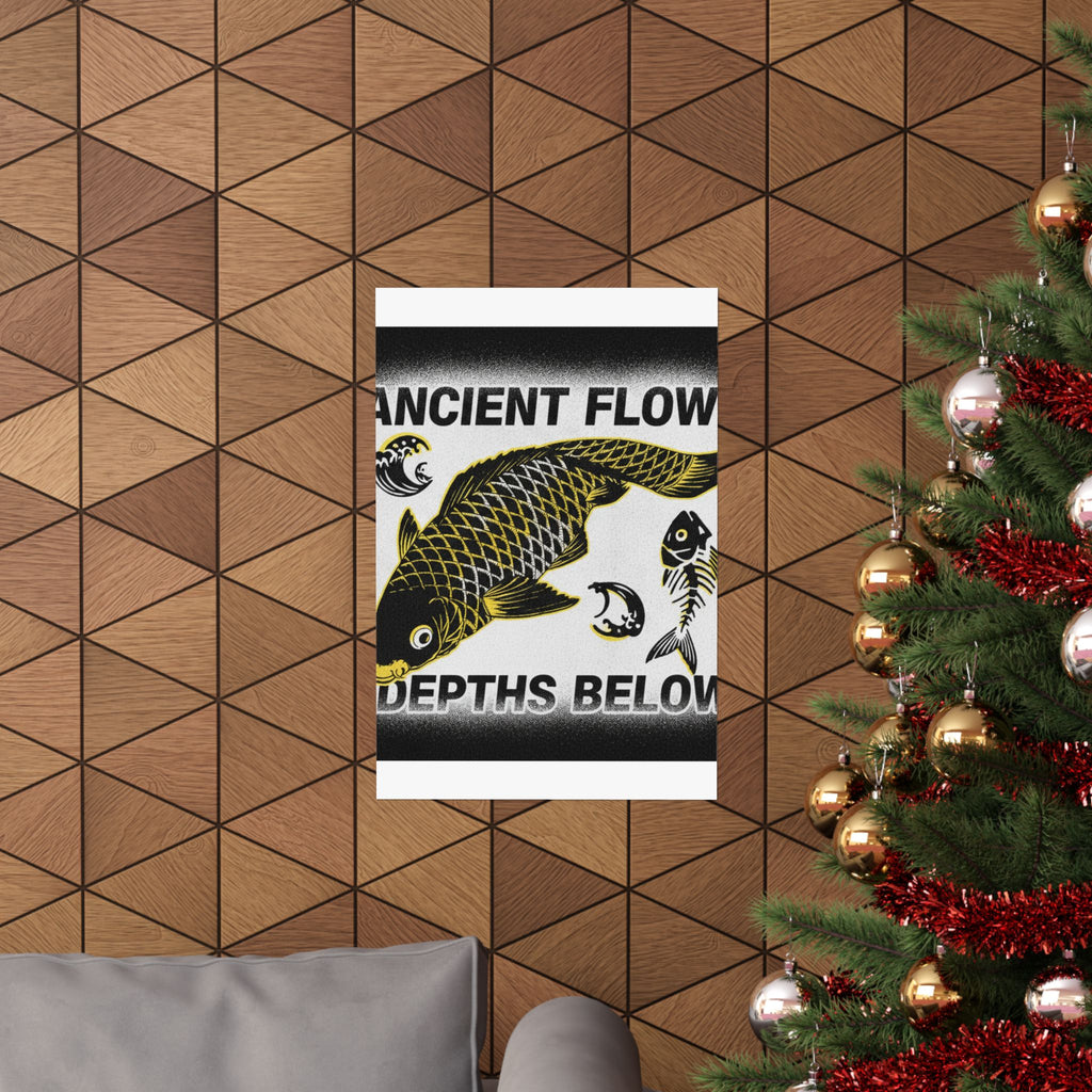 Streetwear Collage — Koi — Matte Poster