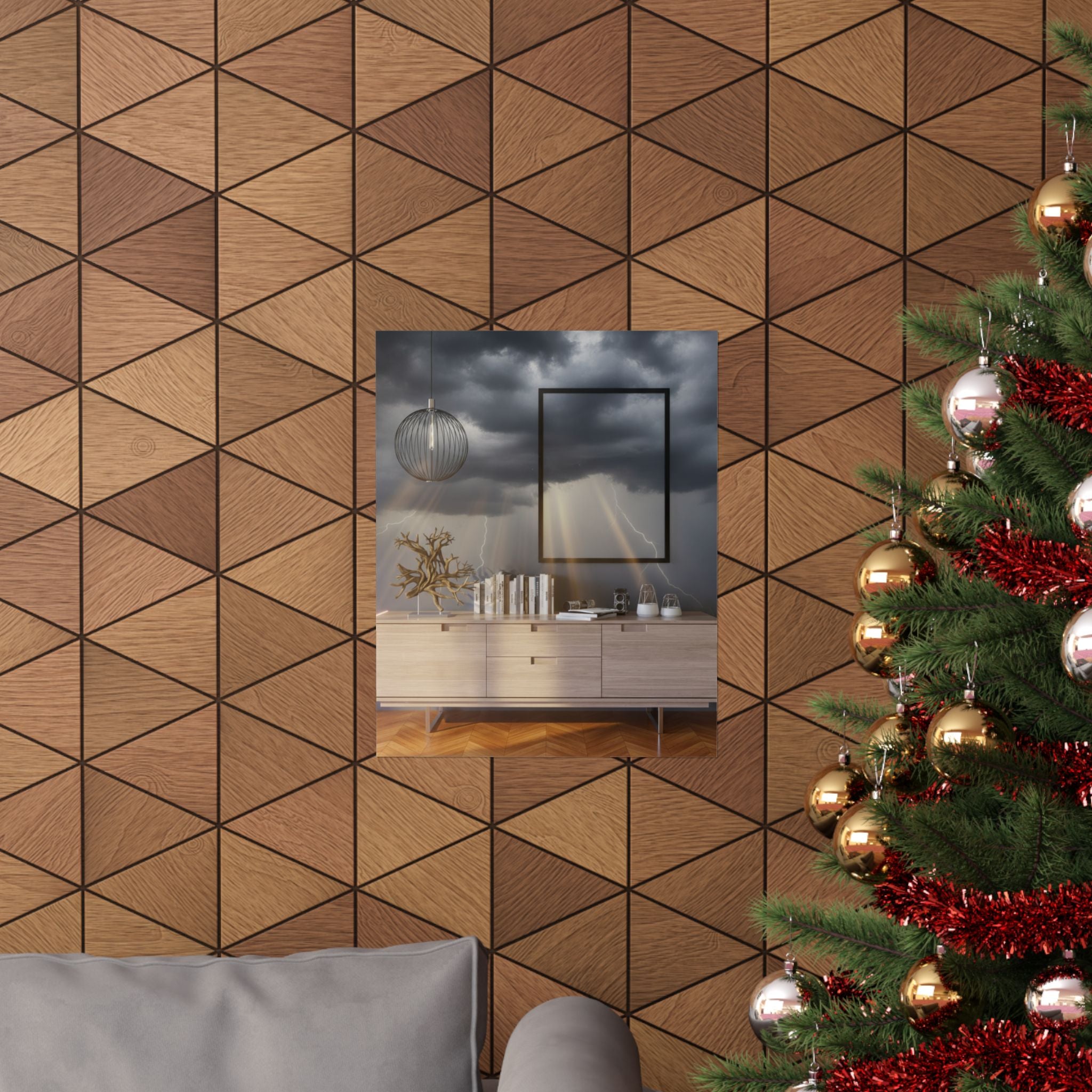 Dramatic Storm — Interior — Matte Poster