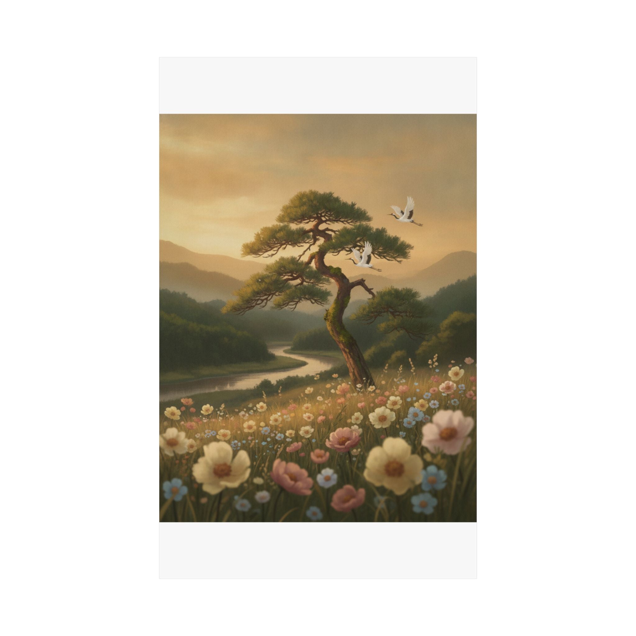 Scenic Nature — Picture Book Of Amusements Of The Eastern Capital (Ehon Azuma Asobi) — Matte Poster