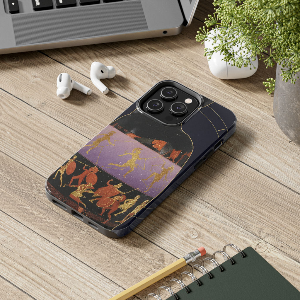 Ancient Greek Red-Figure Warriors Tough Phone Case