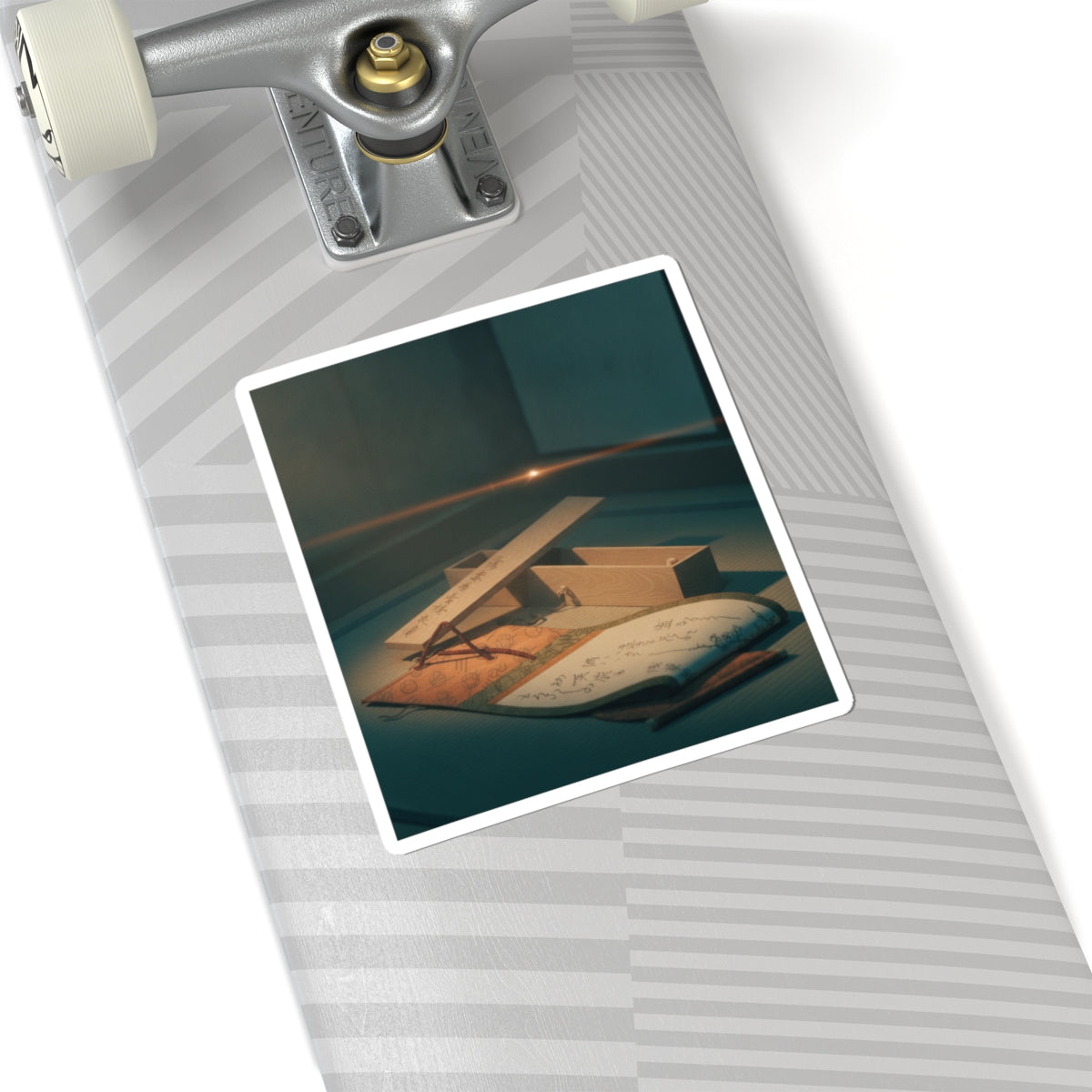 Cinematic — Kakemono And Its Box — Kiss-Cut Sticker