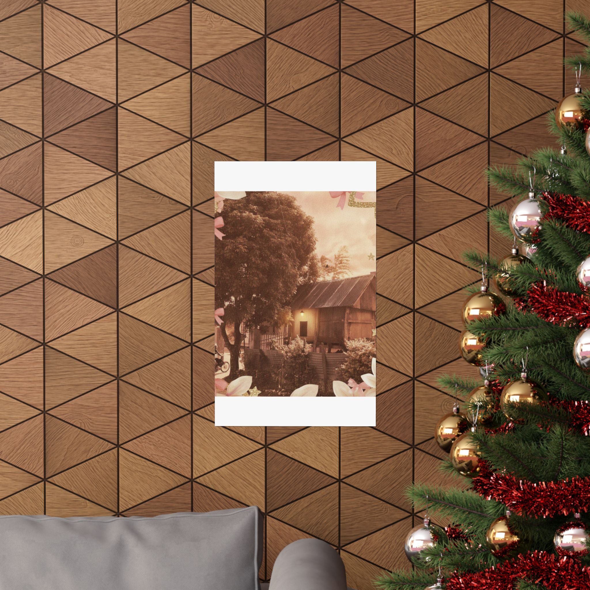 Southern Sunset — House — Matte Poster