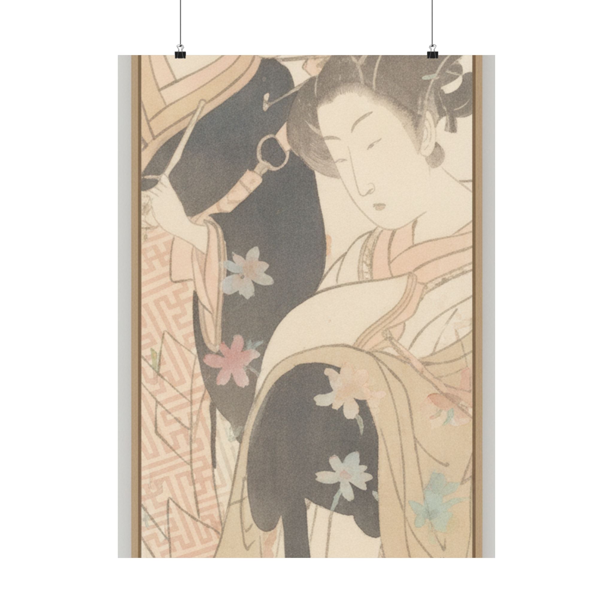 Watercolor — Lovers — Matte Poster