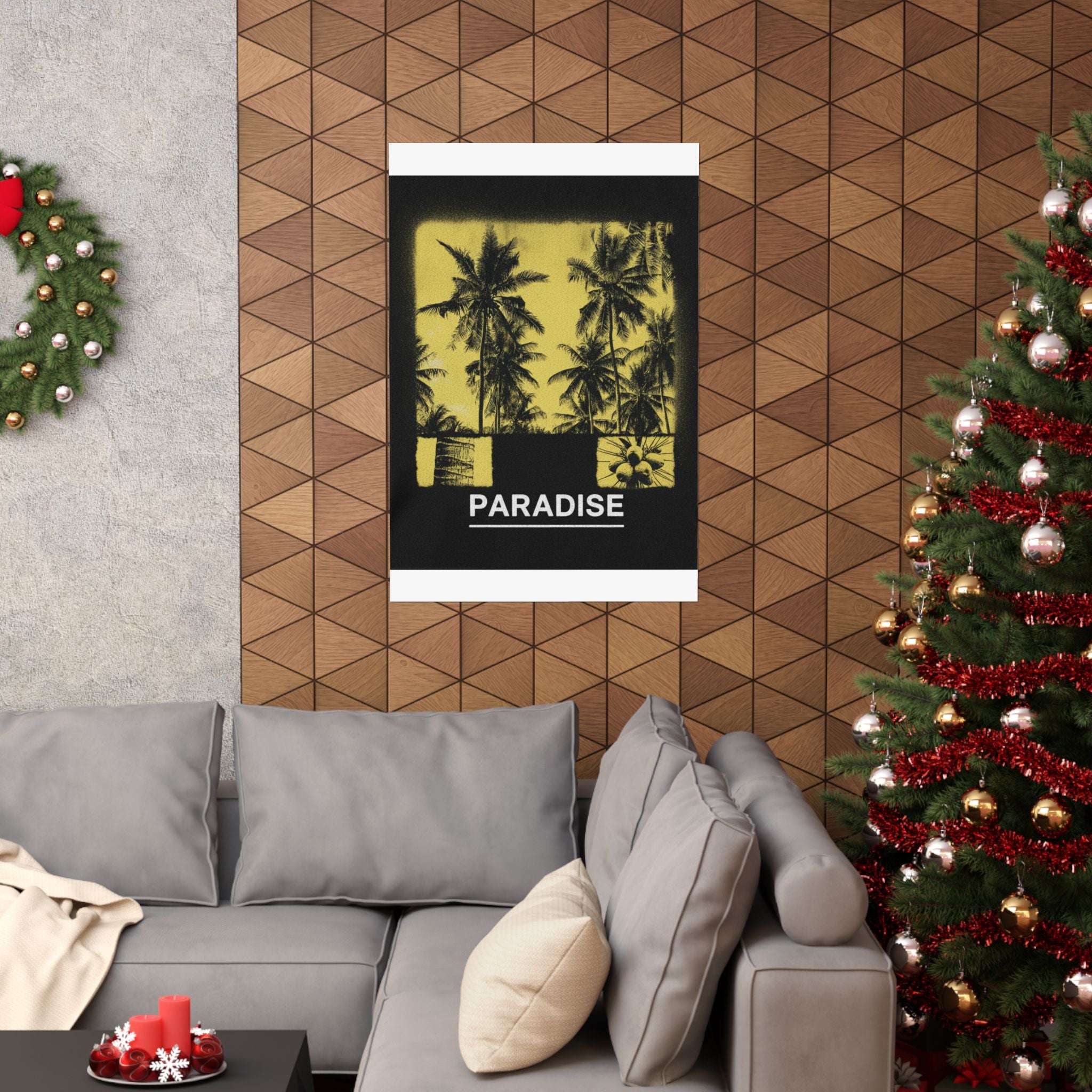 Streetwear Collage — Palms — Matte Poster