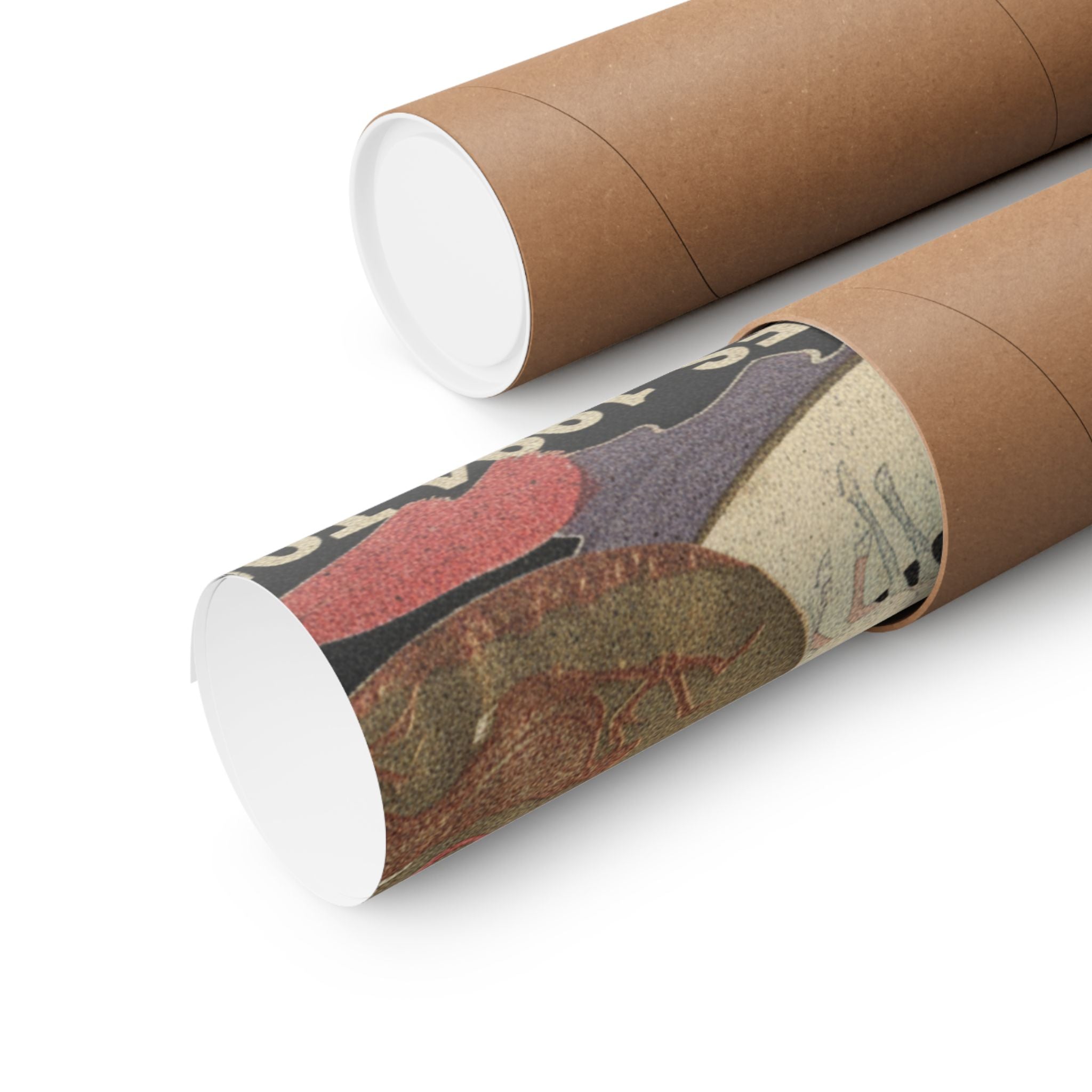 Vintage Bootleg — Scroll Painting Of Horse — Matte Poster