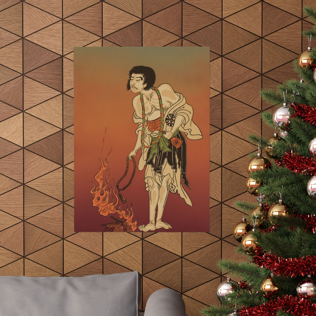 Affirmation — The First Nakamura Nakazo In The Role Of Raigo Ajari, A Buddhist Monk — Matte Poster