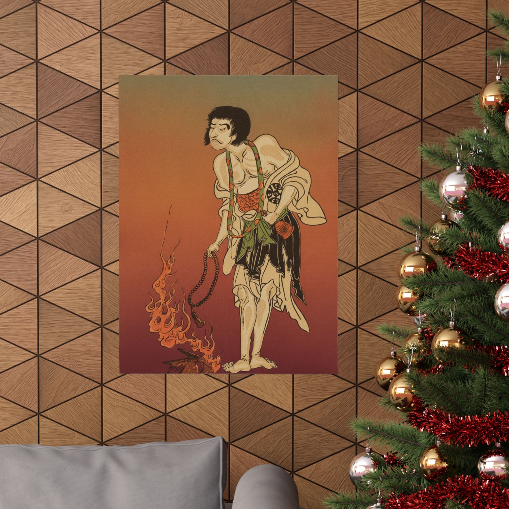 Affirmation — The First Nakamura Nakazo In The Role Of Raigo Ajari, A Buddhist Monk — Matte Poster