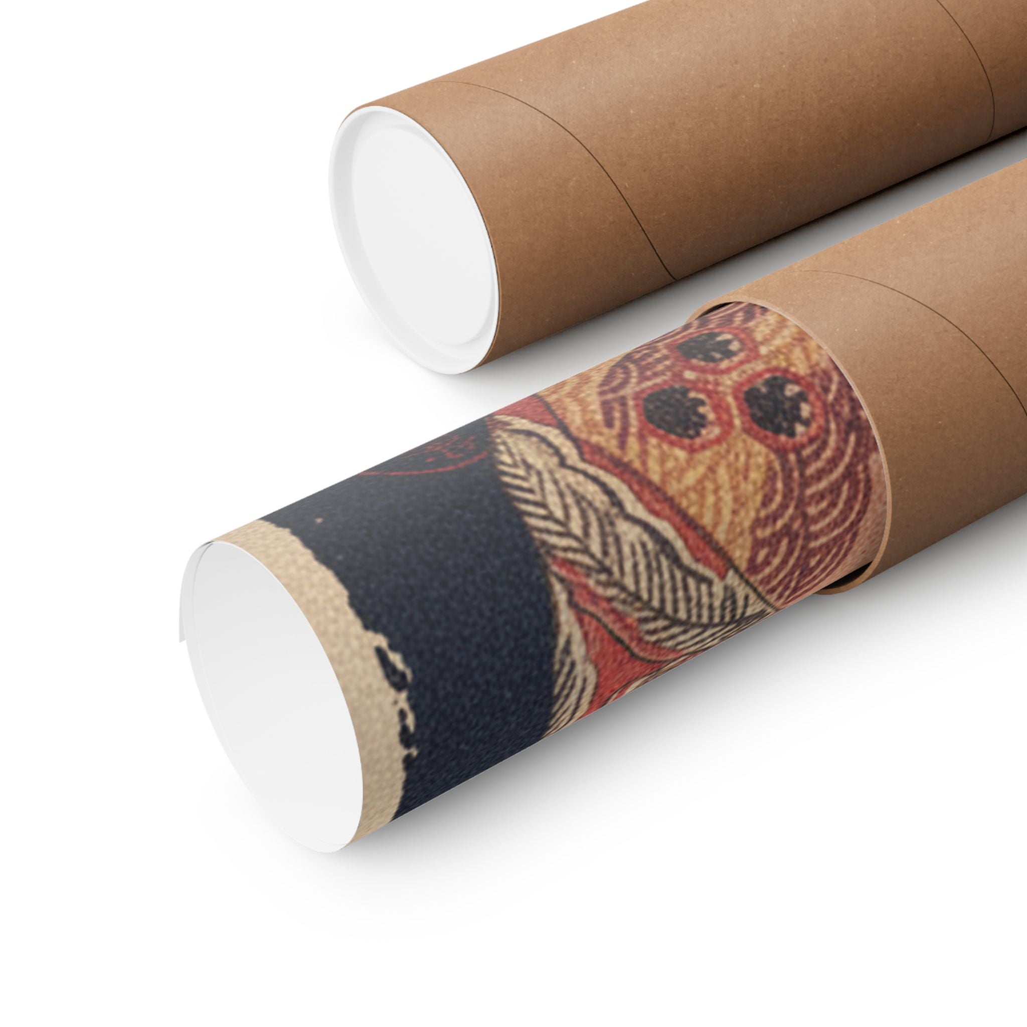 Japanese Street — Courtesan With Branch Of Seri — Matte Poster