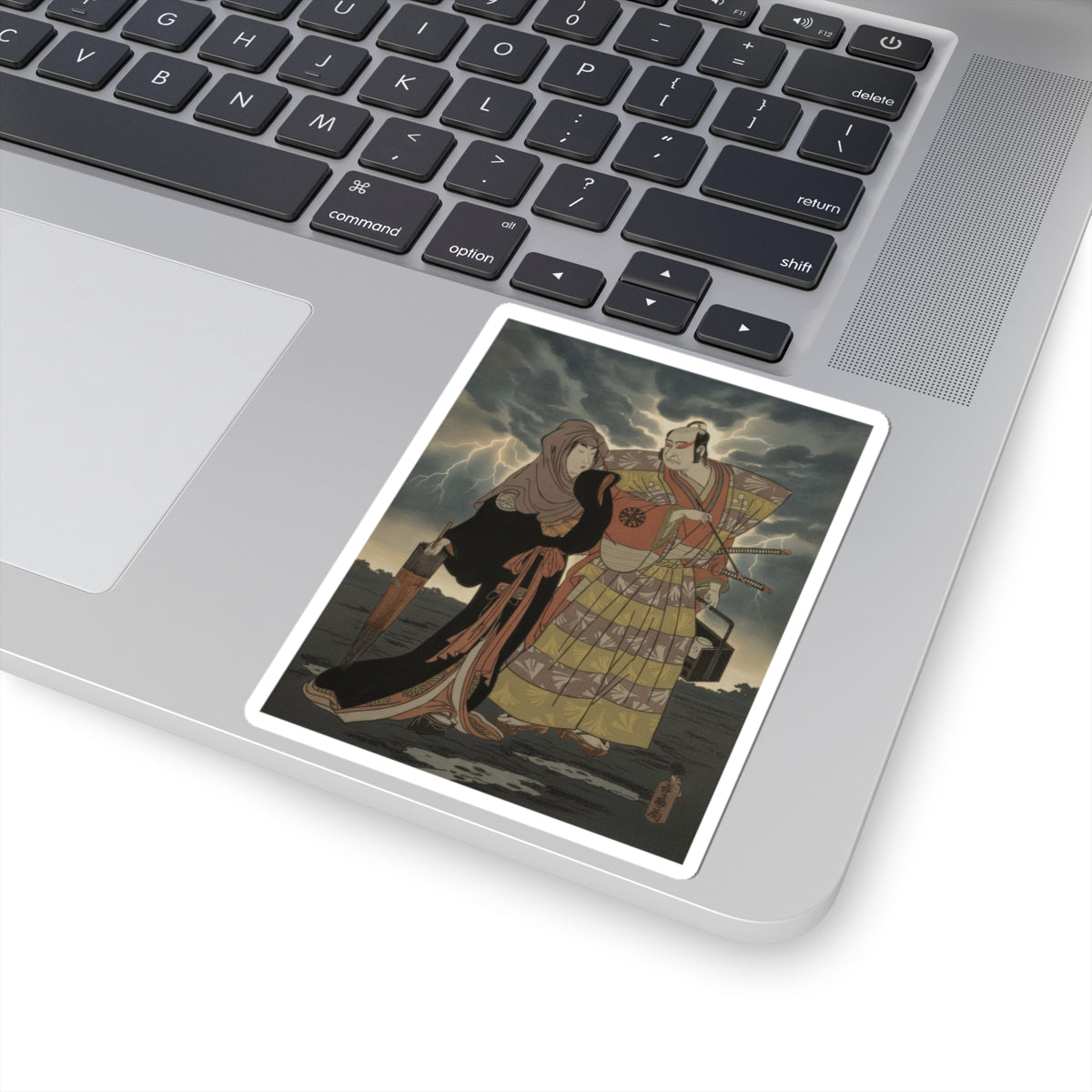 Dramatic Storm — Scene From A Drama — Kiss-Cut Sticker