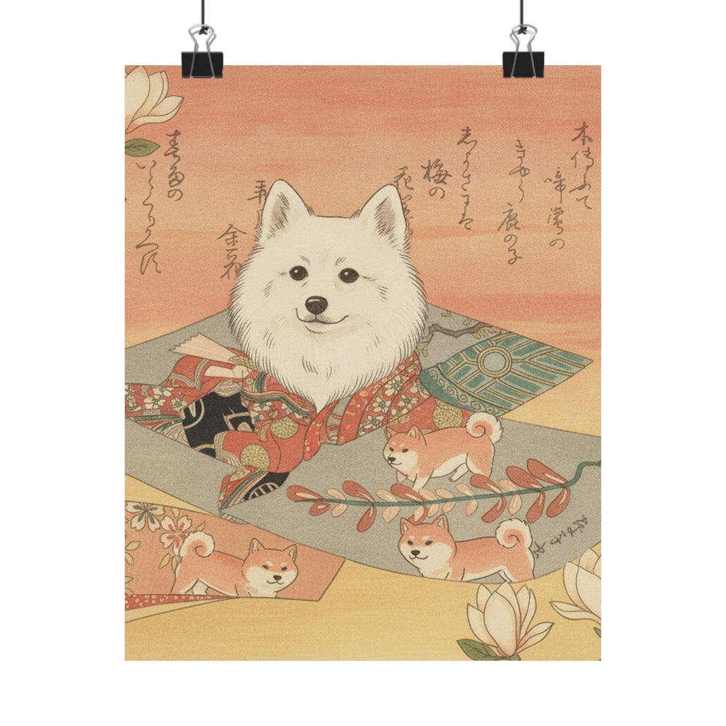 Southern Sunset — Representation Of The Dance-Play "Dōjōji" — Matte Poster