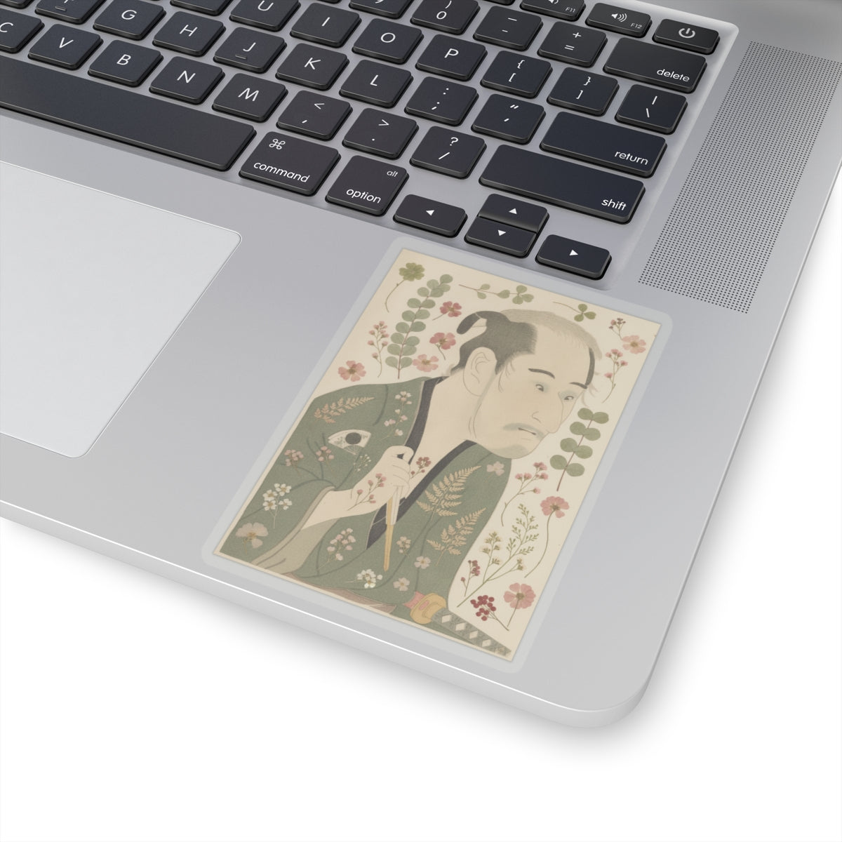 Botanical — The Actor Onoye Matsusuke As A Ronin — Kiss-Cut Sticker