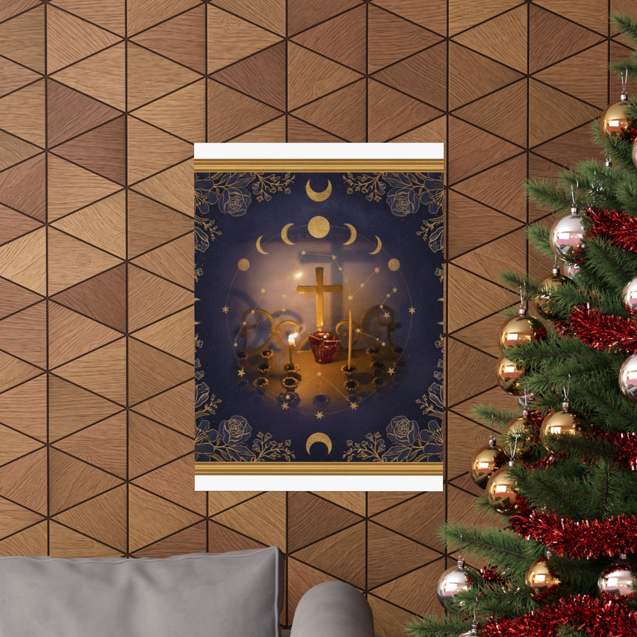 Celestial — Candle — Matte Poster