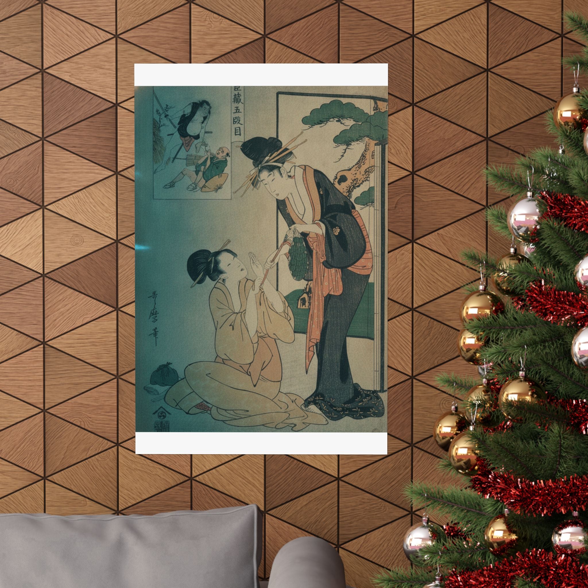 Cinematic — A Woman Snatching A Bag Of Sweetmeats From Her Mother — Matte Poster
