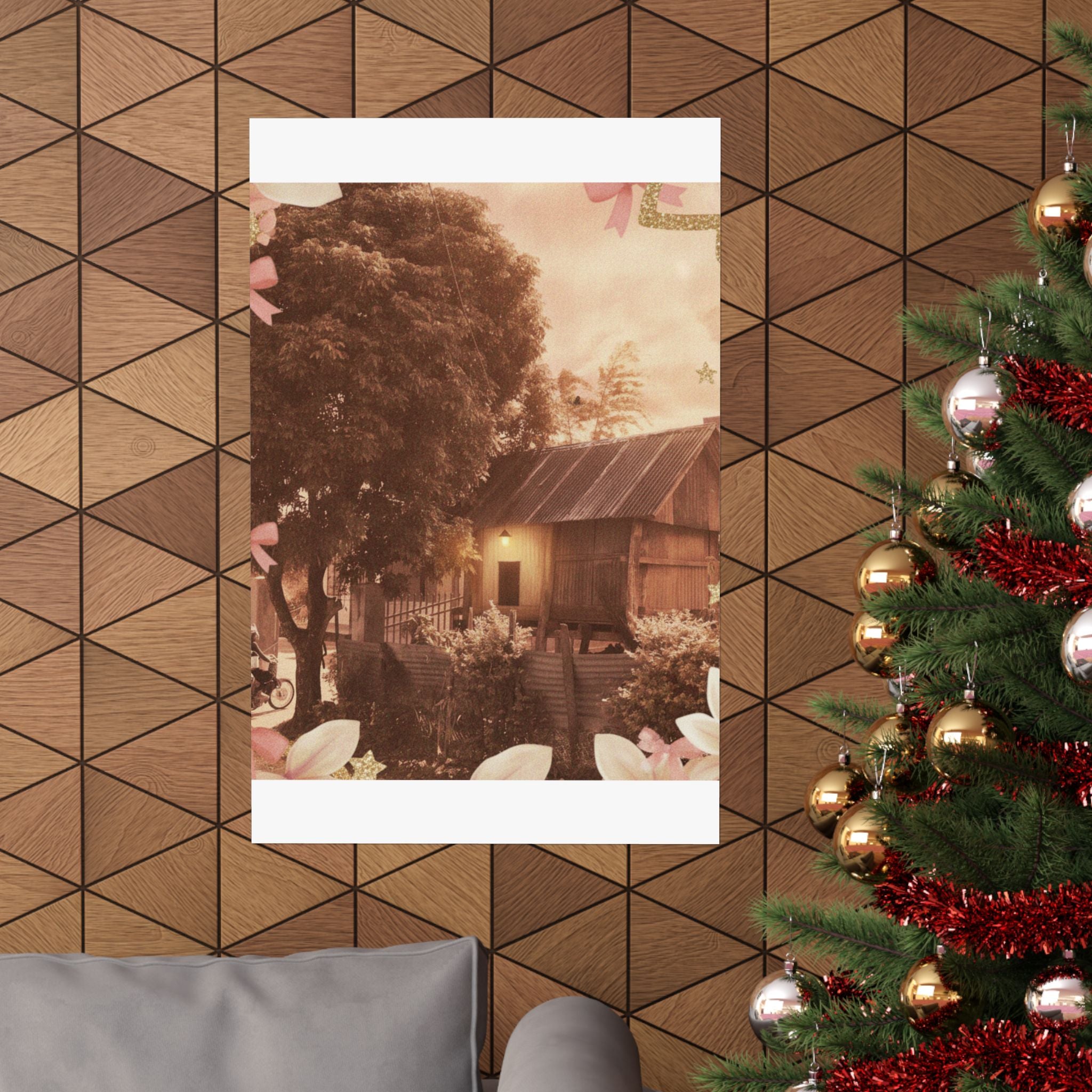 Southern Sunset — House — Matte Poster