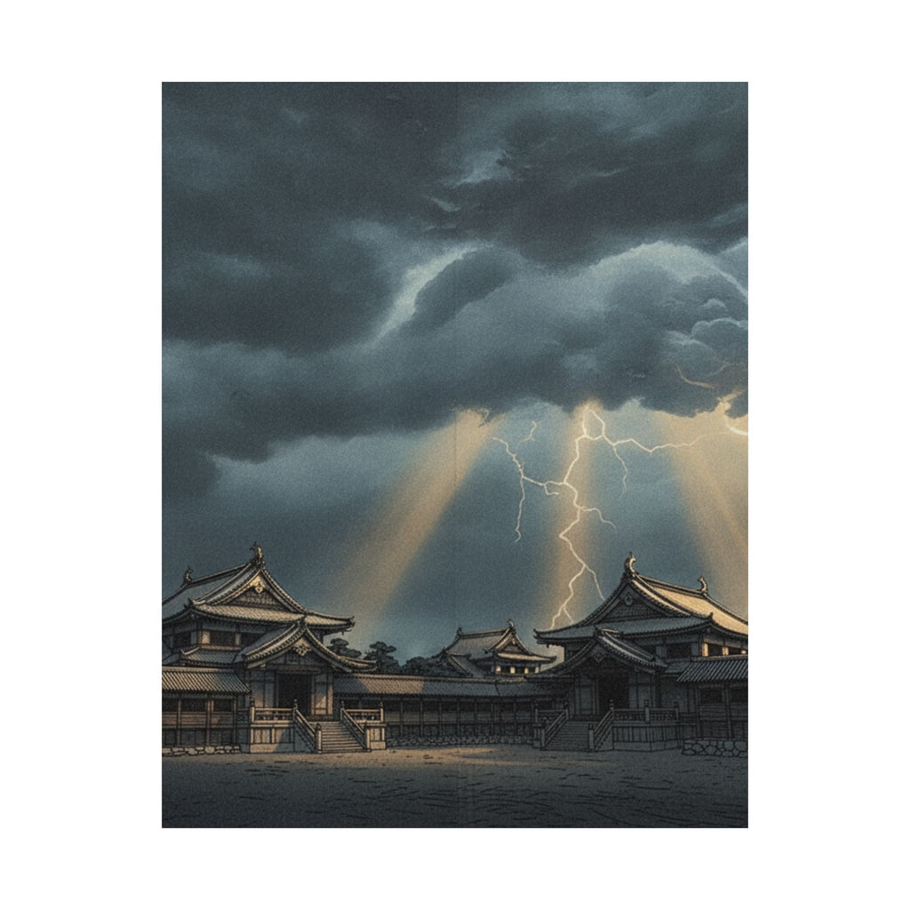 Dramatic Storm — The Inner Palace Of Chiyoda (Chiyoda No Ōoku) — Matte Poster