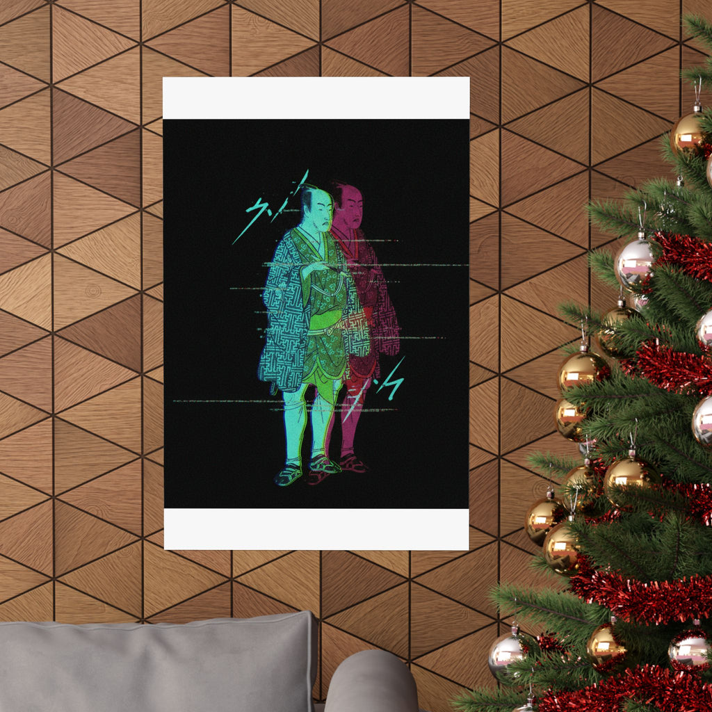Glitch Culture — The Fourth Matsumoto Koshiro As A Man Dressed In A Short Kimono — Matte Poster