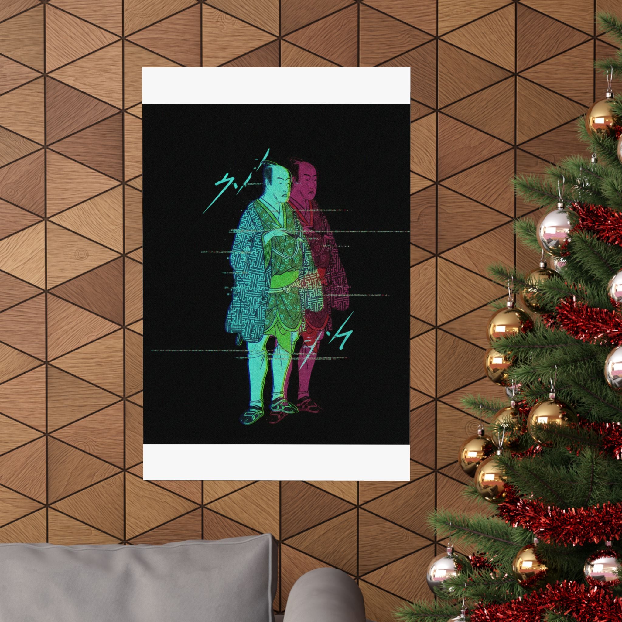 Glitch Culture — The Fourth Matsumoto Koshiro As A Man Dressed In A Short Kimono — Matte Poster