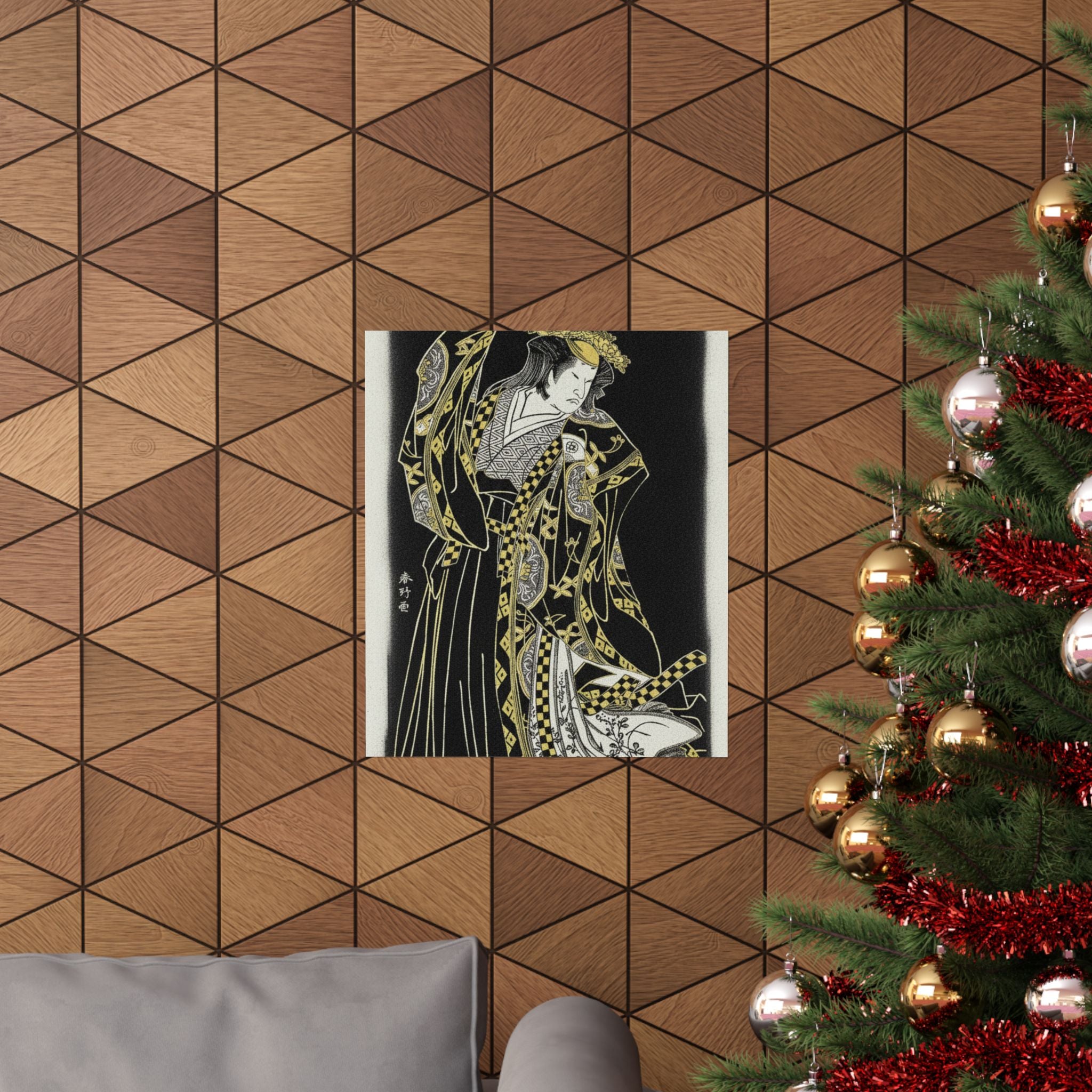 Streetwear Collage — Unidentified Actor In A Female Role — Matte Poster