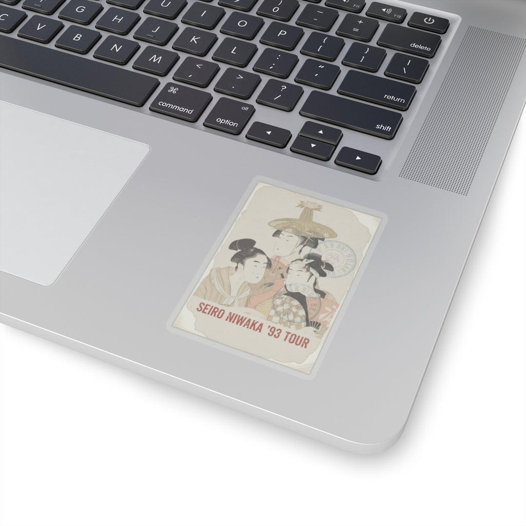 Vintage Bootleg — Seiro Niwaka Onna Geisha No Bu Tojin Shishi Sumo — Kiss-Cut Sticker