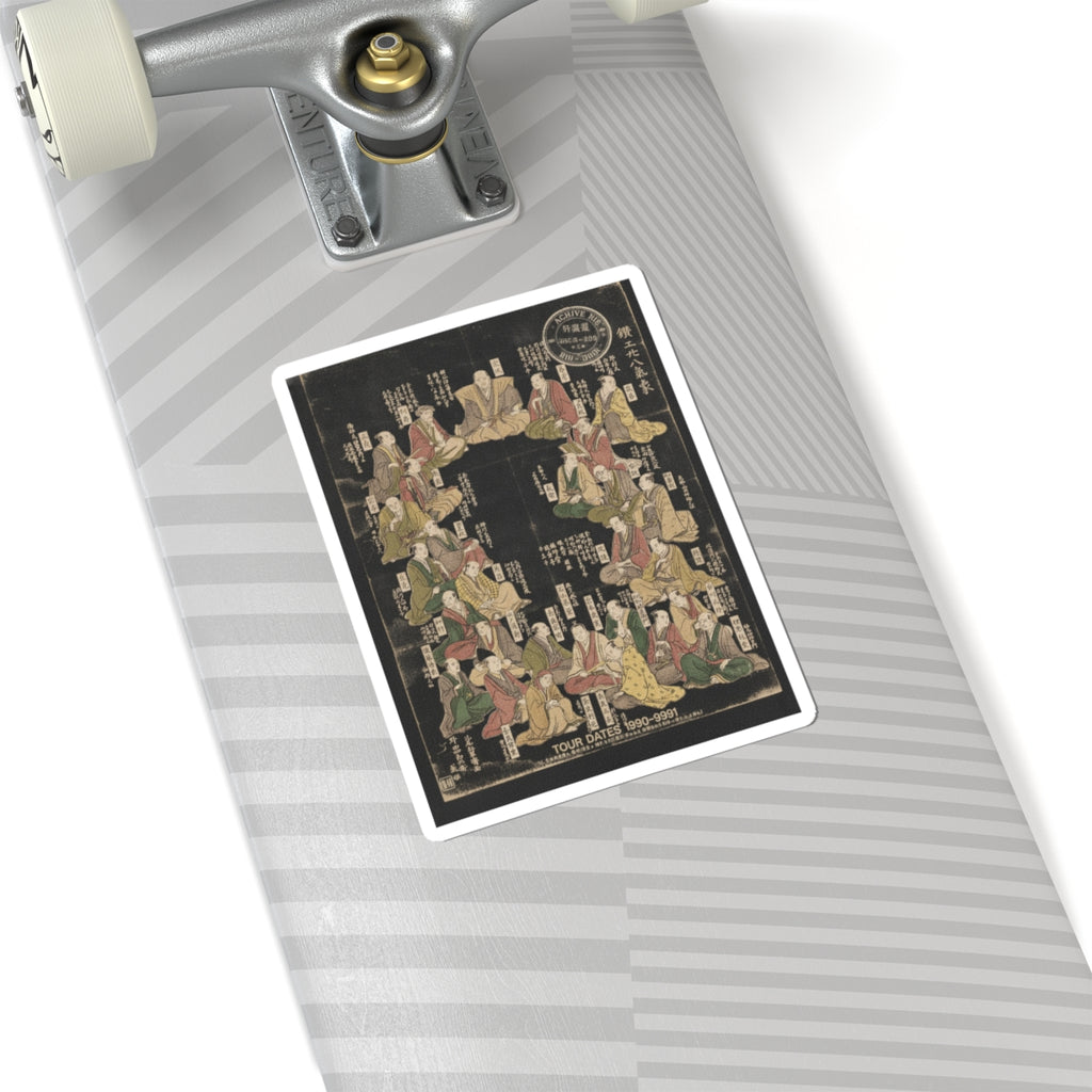 Vintage Bootleg — Portraits Of Twenty-Eight Metal Artists — Kiss-Cut Sticker