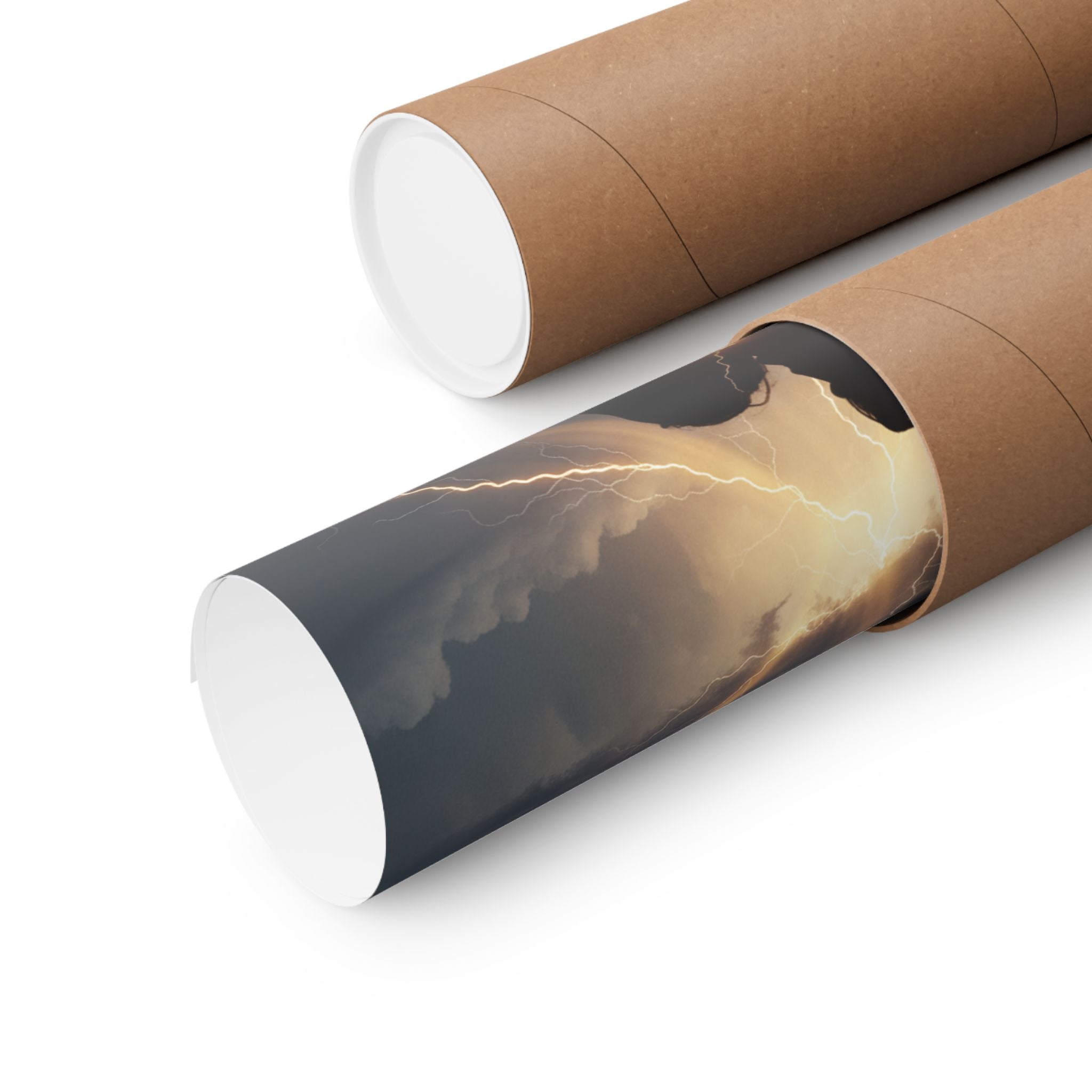 Dramatic Storm — Person — Matte Poster