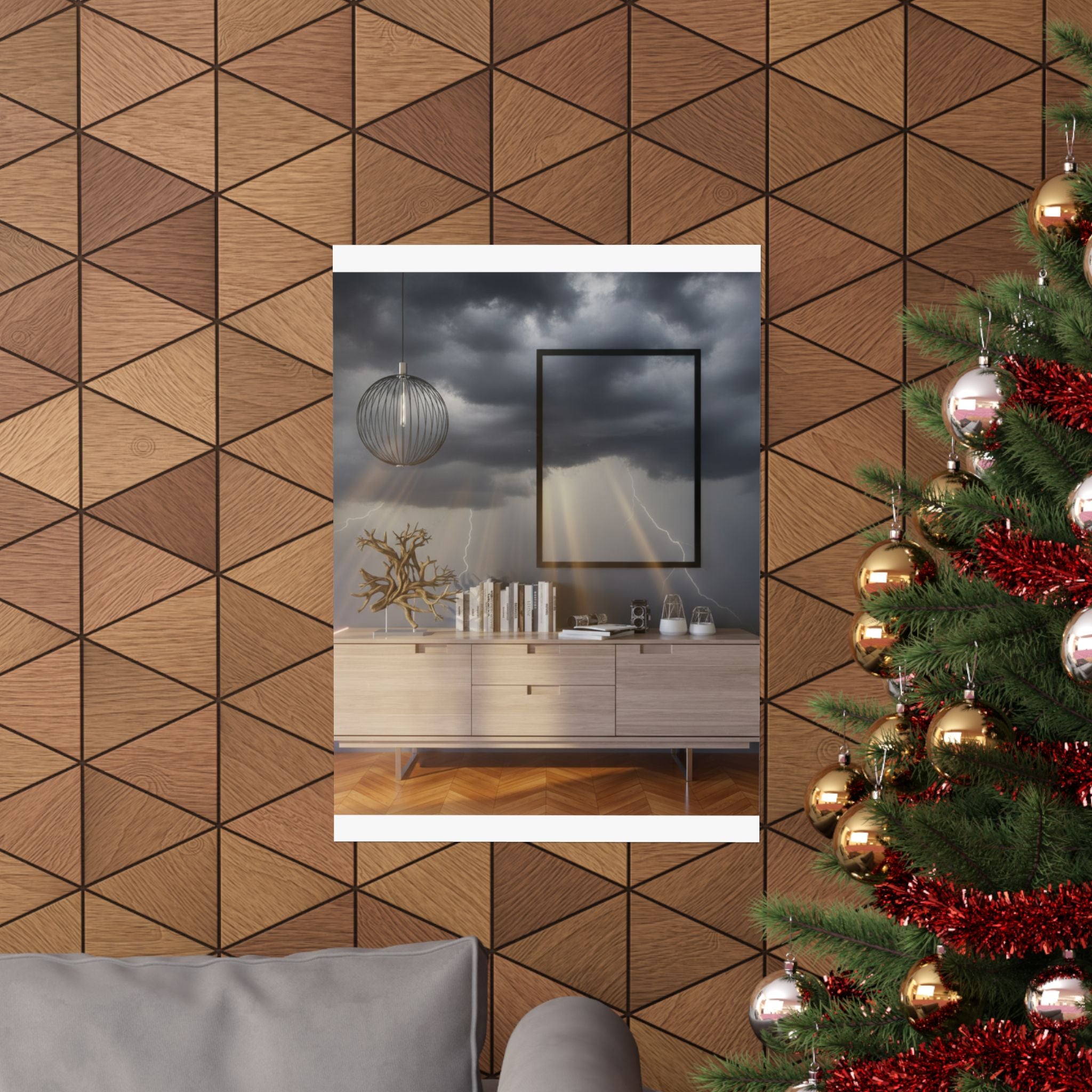 Dramatic Storm — Interior — Matte Poster