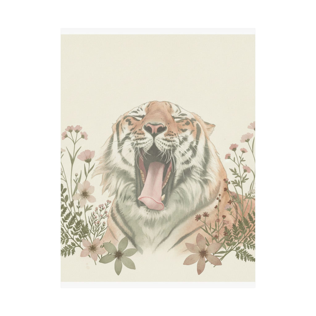 Botanical — Tiger — Matte Poster