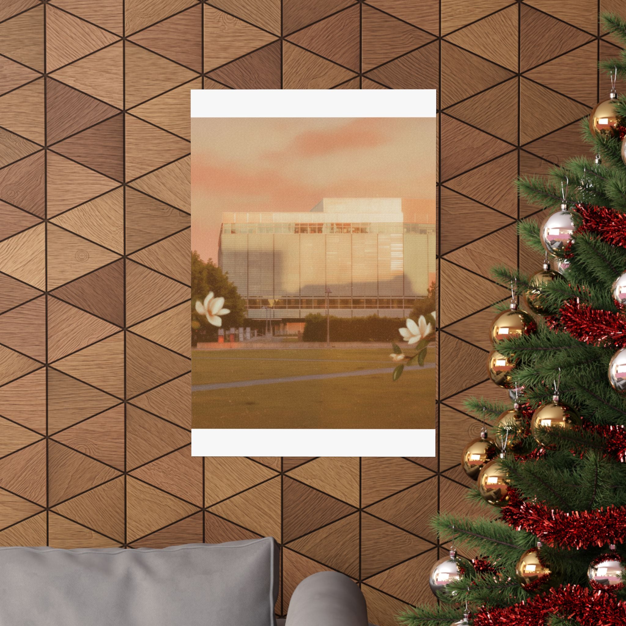 Southern Sunset — Building — Matte Poster