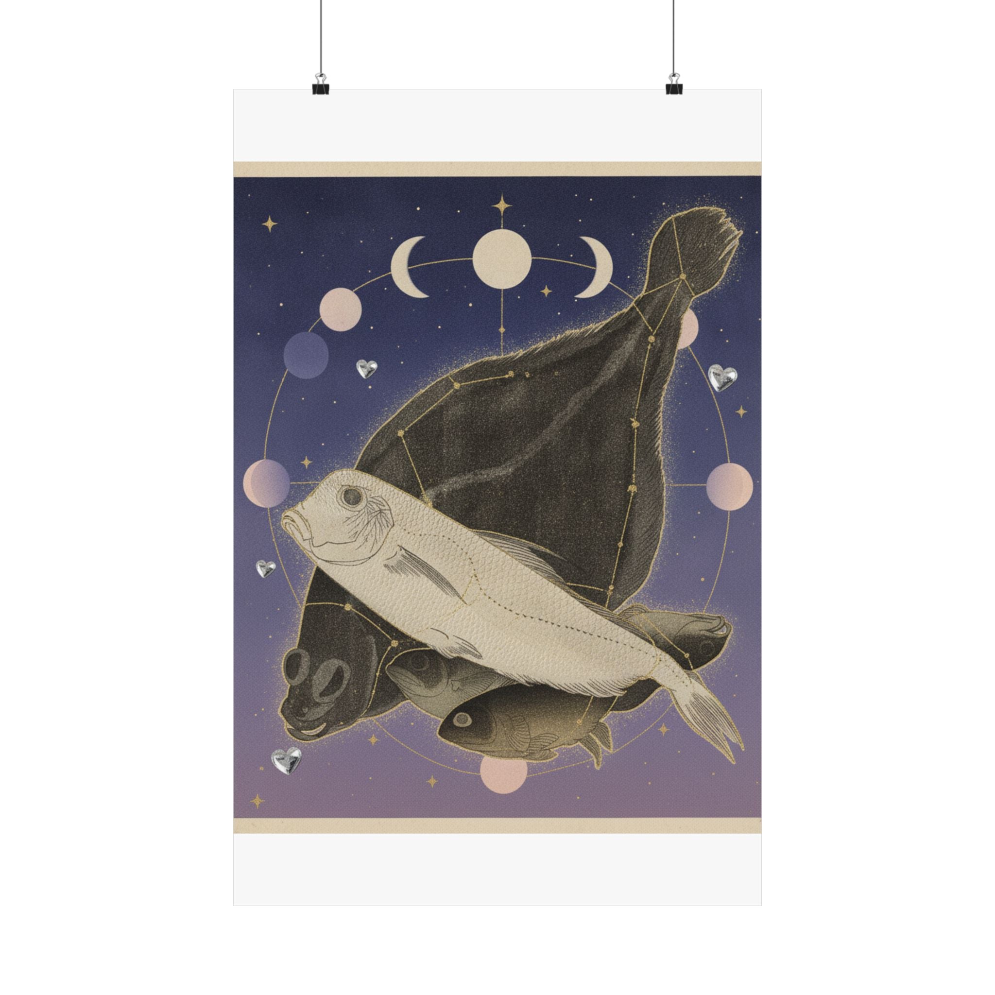 Celestial — Flounder And Other Fishes — Matte Poster