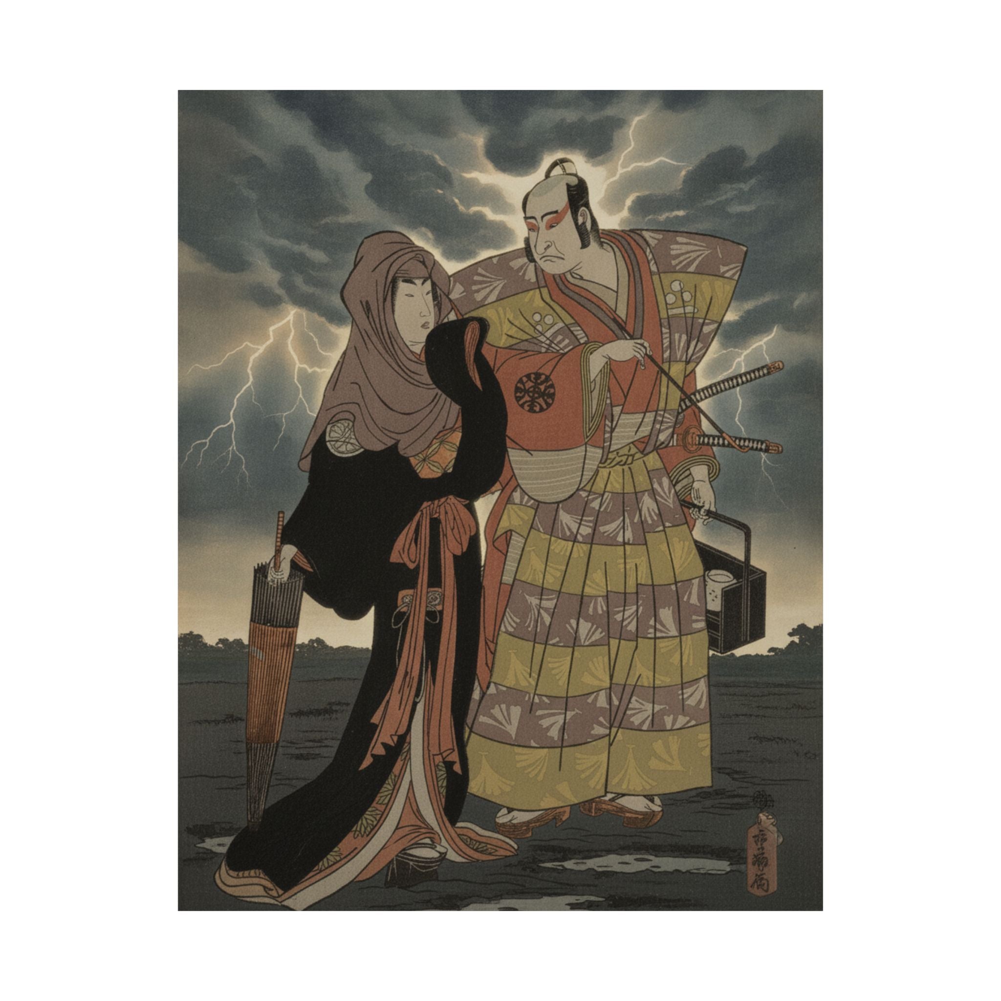 Dramatic Storm — Scene From A Drama — Matte Poster