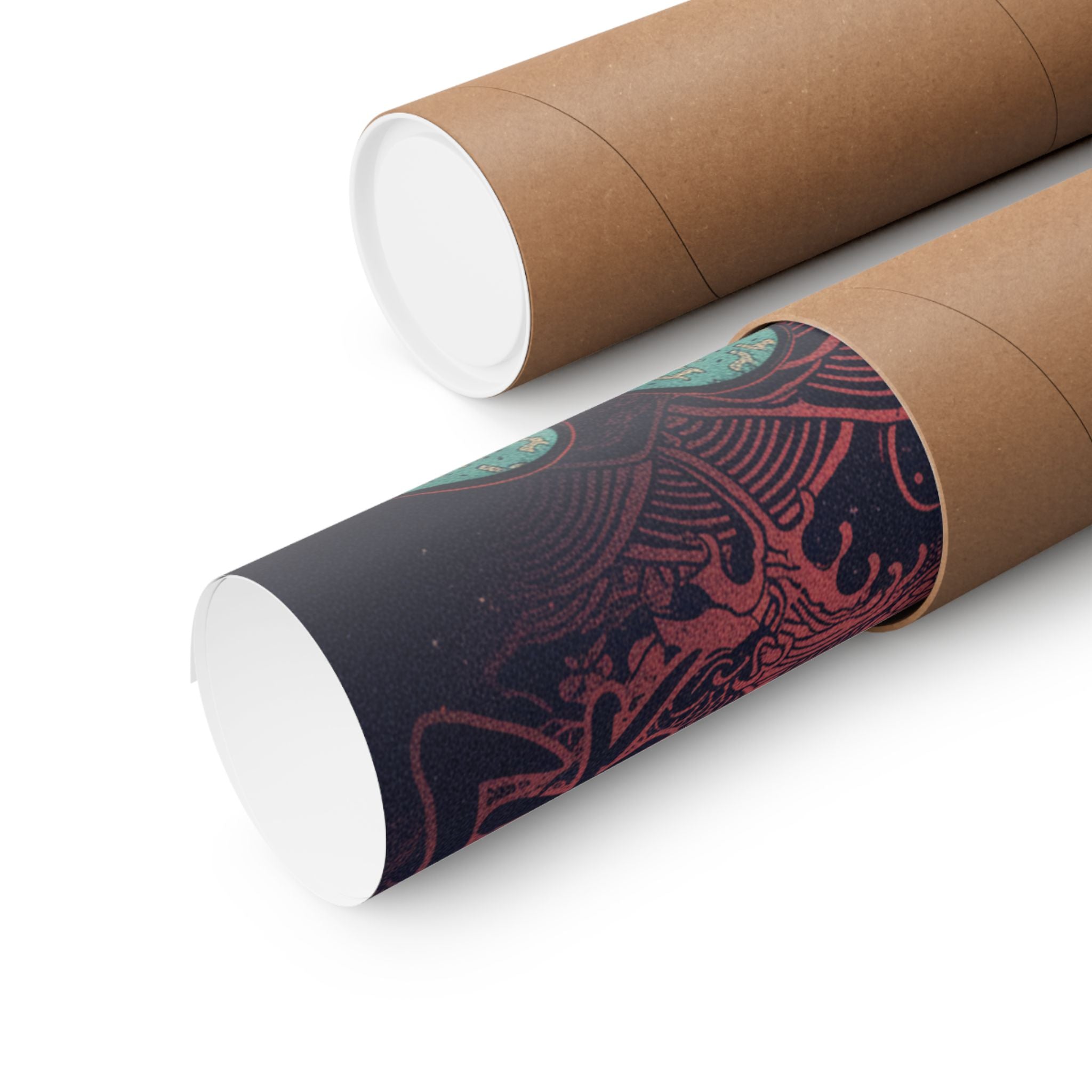 Japanese Street — Dog — Matte Poster
