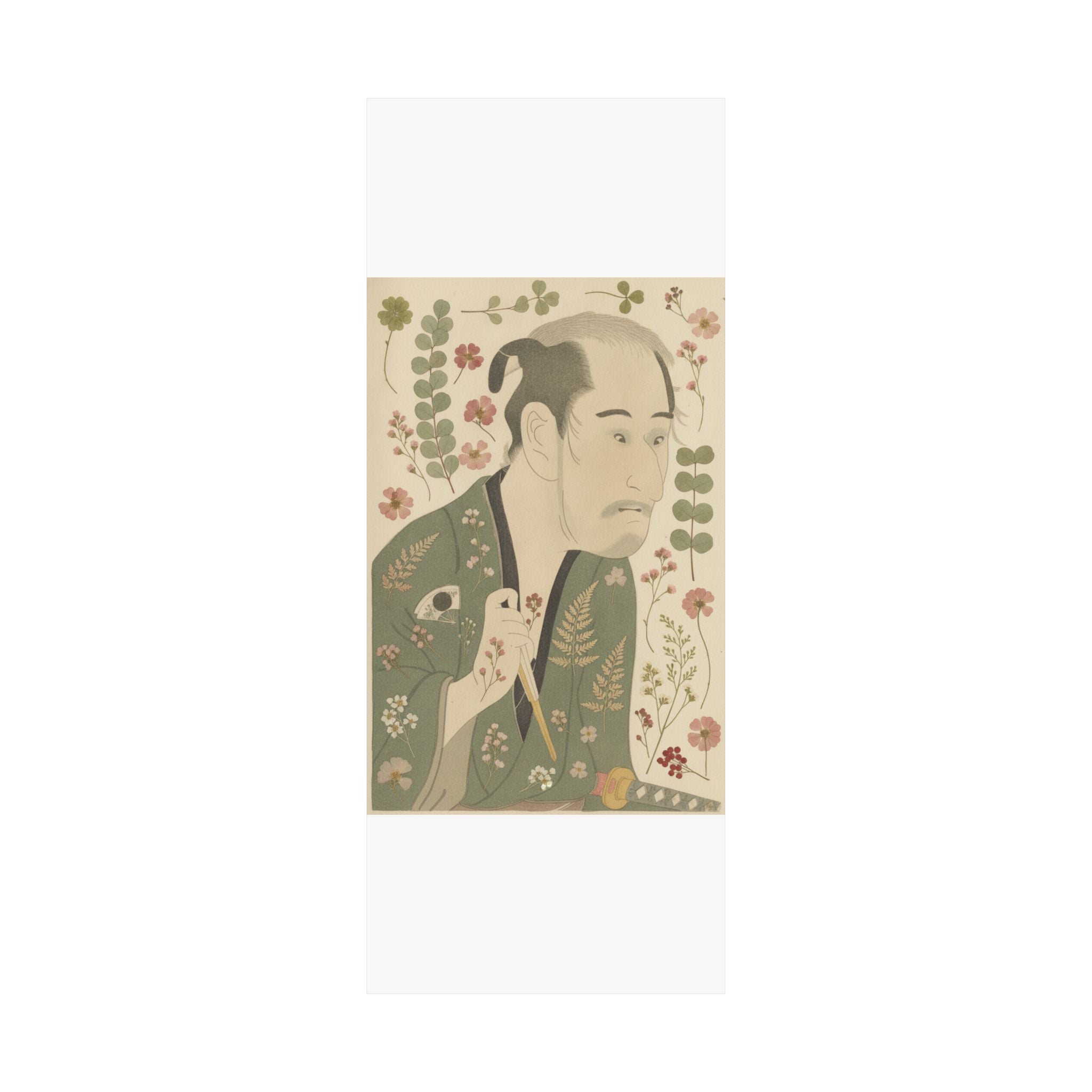 Botanical — The Actor Onoye Matsusuke As A Ronin — Matte Poster